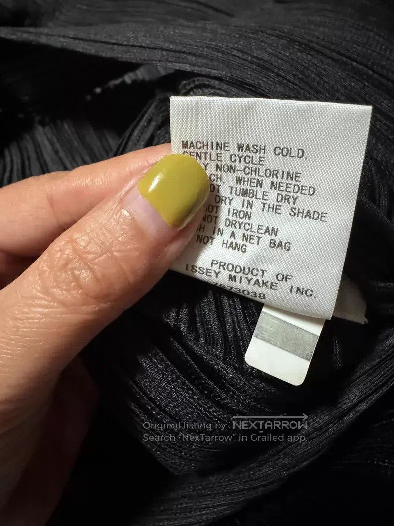 Issey Miyake Issey Miyake size:1 Black Pants Size 31" - 4 Thumbnail