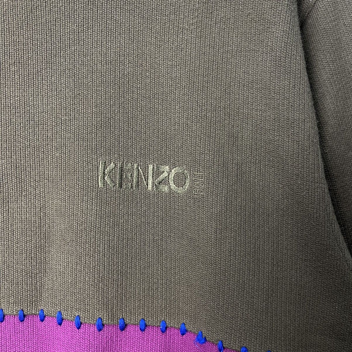Kenzo Vintage KENZO Golf Patchwork Sweatshirt Made in Japan Size US M / EU 48-50 / 2 - 3 Thumbnail