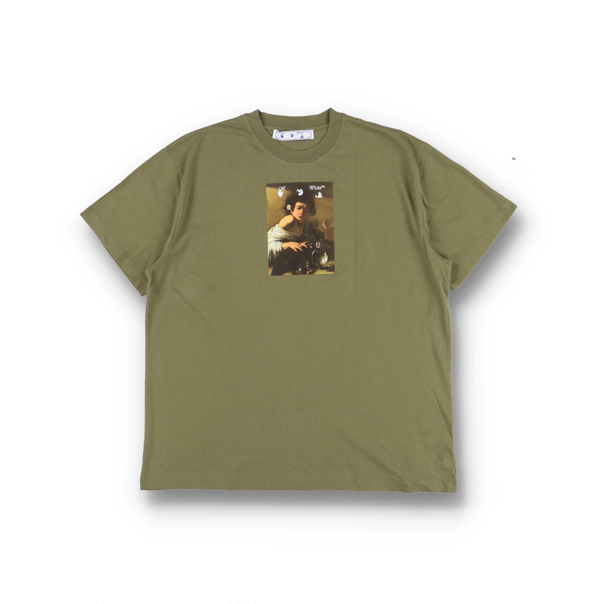 Green Caravaggio Boy Oversized T-Shirt