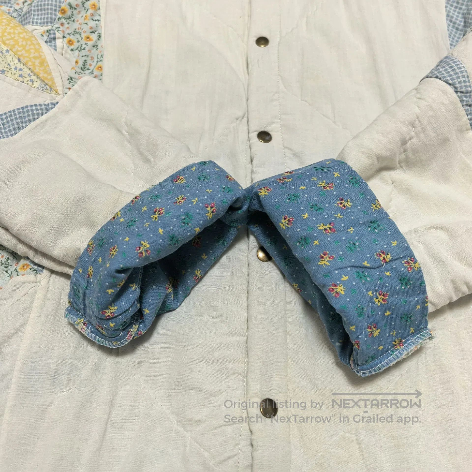 Vintage Mahatama Vintage Handmade Patchwork Coat. Size US M / EU 48-50 / 2 - 4 Thumbnail