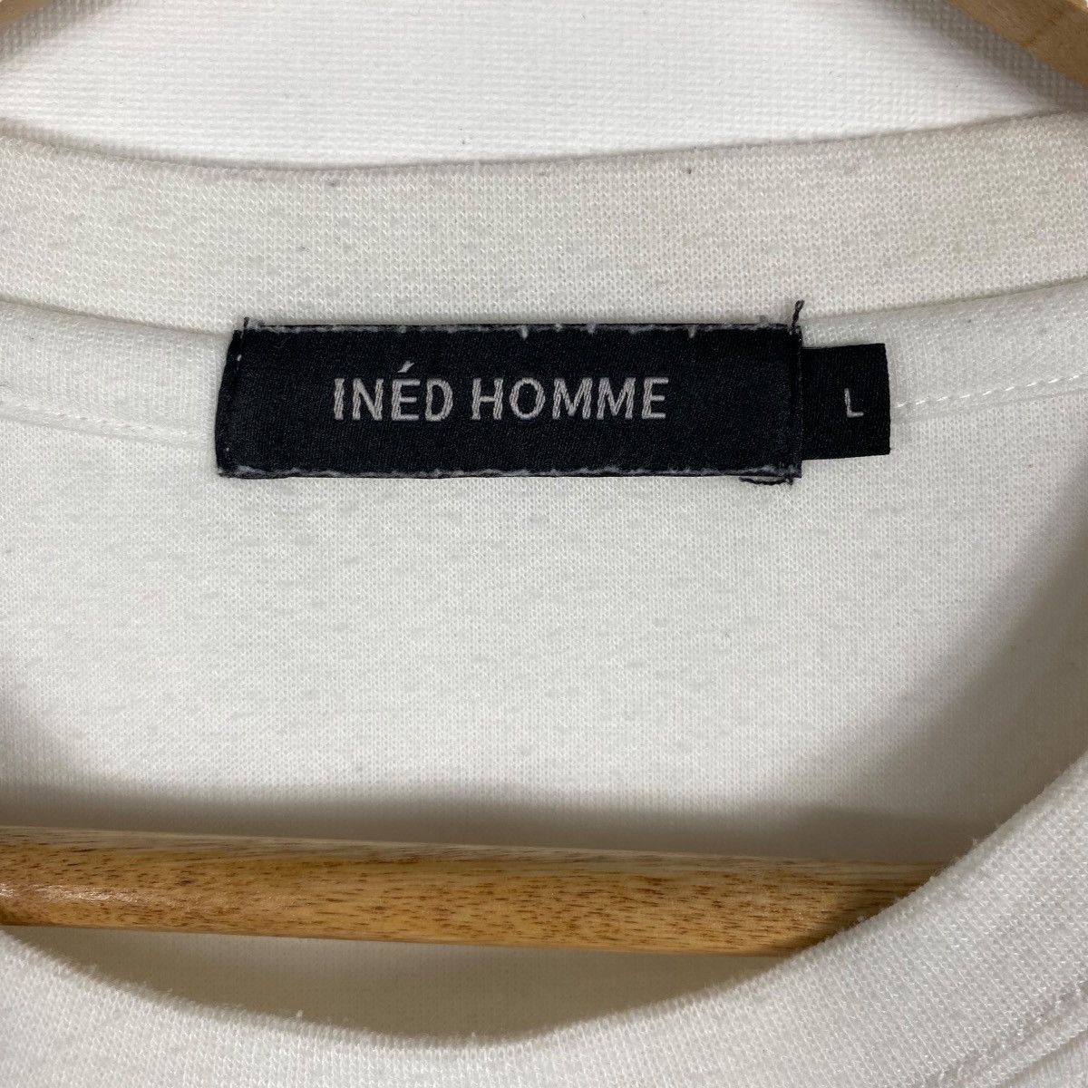 Yohji Yamamoto INED HOMME Decontructive Design Tee Shirt Large Size Size L / US 10 / IT 46 - 7 Thumbnail