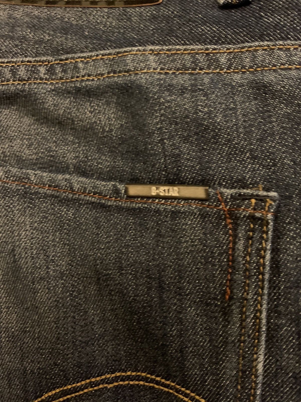G-Star G-Star Raw Jeans 34x32 Slim Fit GS01 Tapered Leg Dark Wash Size US 34 / EU 50 - 3 Thumbnail