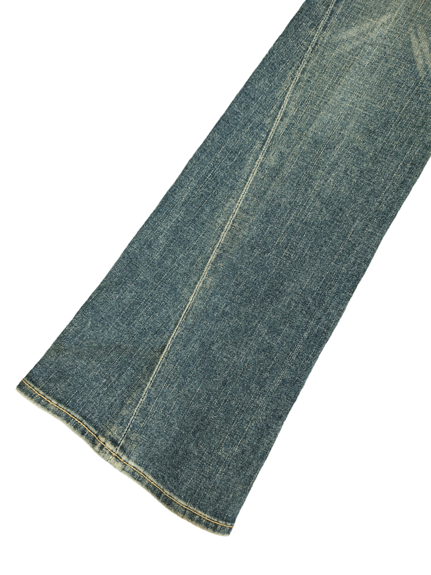 True Religion Flare Jeans True Religon Distress Faded Low Rise Boot Cut Size US 26 / EU 42 - 18 Thumbnail