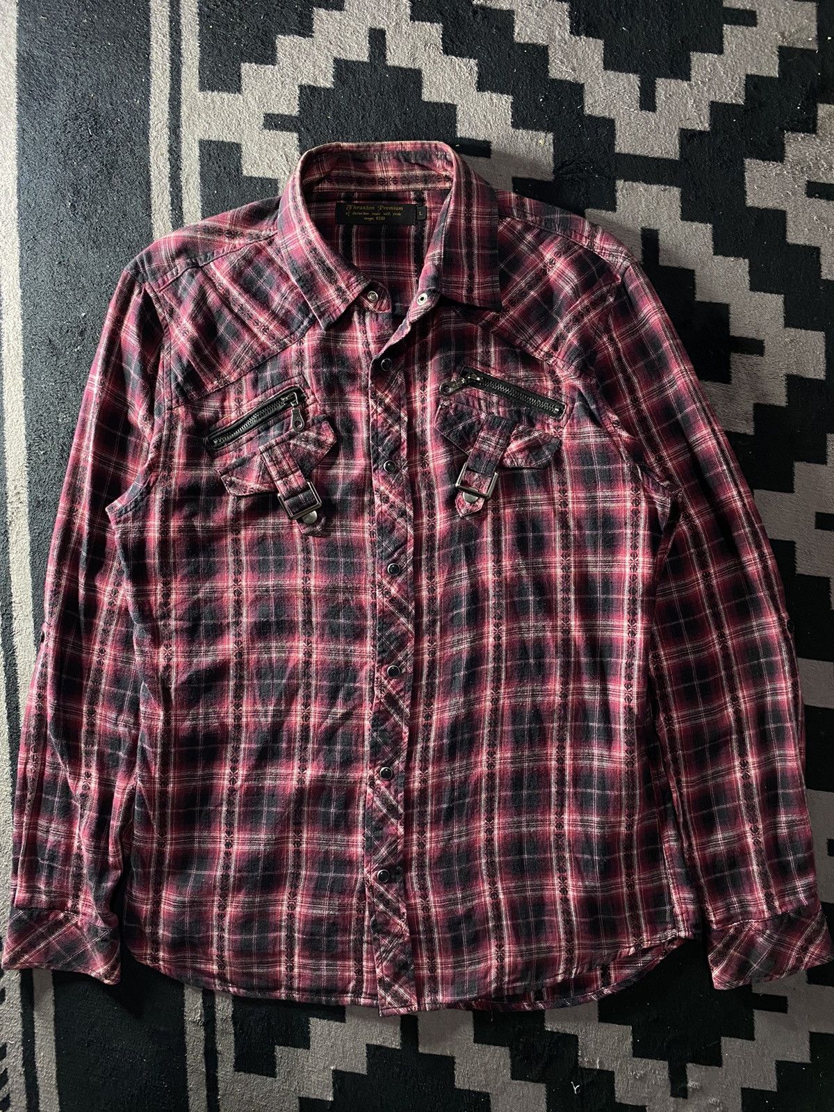 14th Addiction × KMRii × Yasuyuki Ishii Japanese thruxton seditionaries flanel shirts bondage style Size US L / EU 52-54 / 3 - 1 Thumbnail