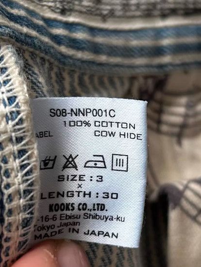 Number (N)ine Number (N)ine 2007 Striped Washed Denim Jeans Size US 41 - 9 Thumbnail