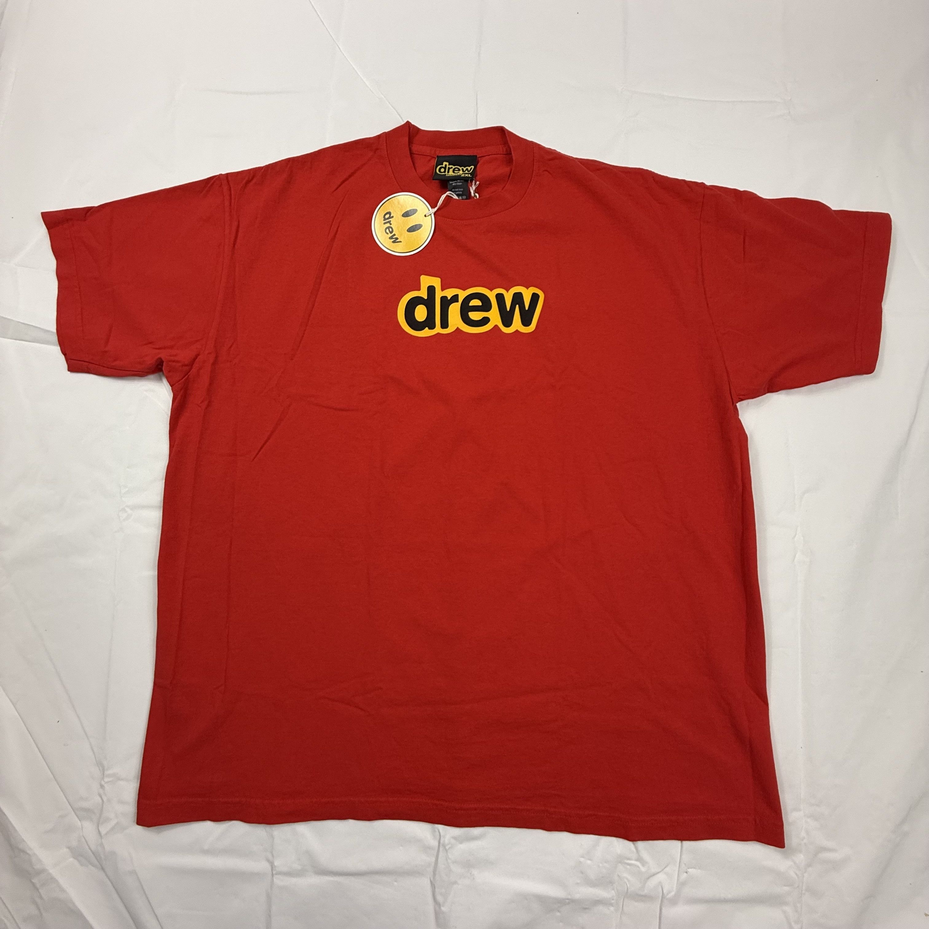 Drew House Drew House Secret SS Tee Red Logo T-Shirt Mens 2XL Size US XXL / EU 58 / 5 - 1 Thumbnail