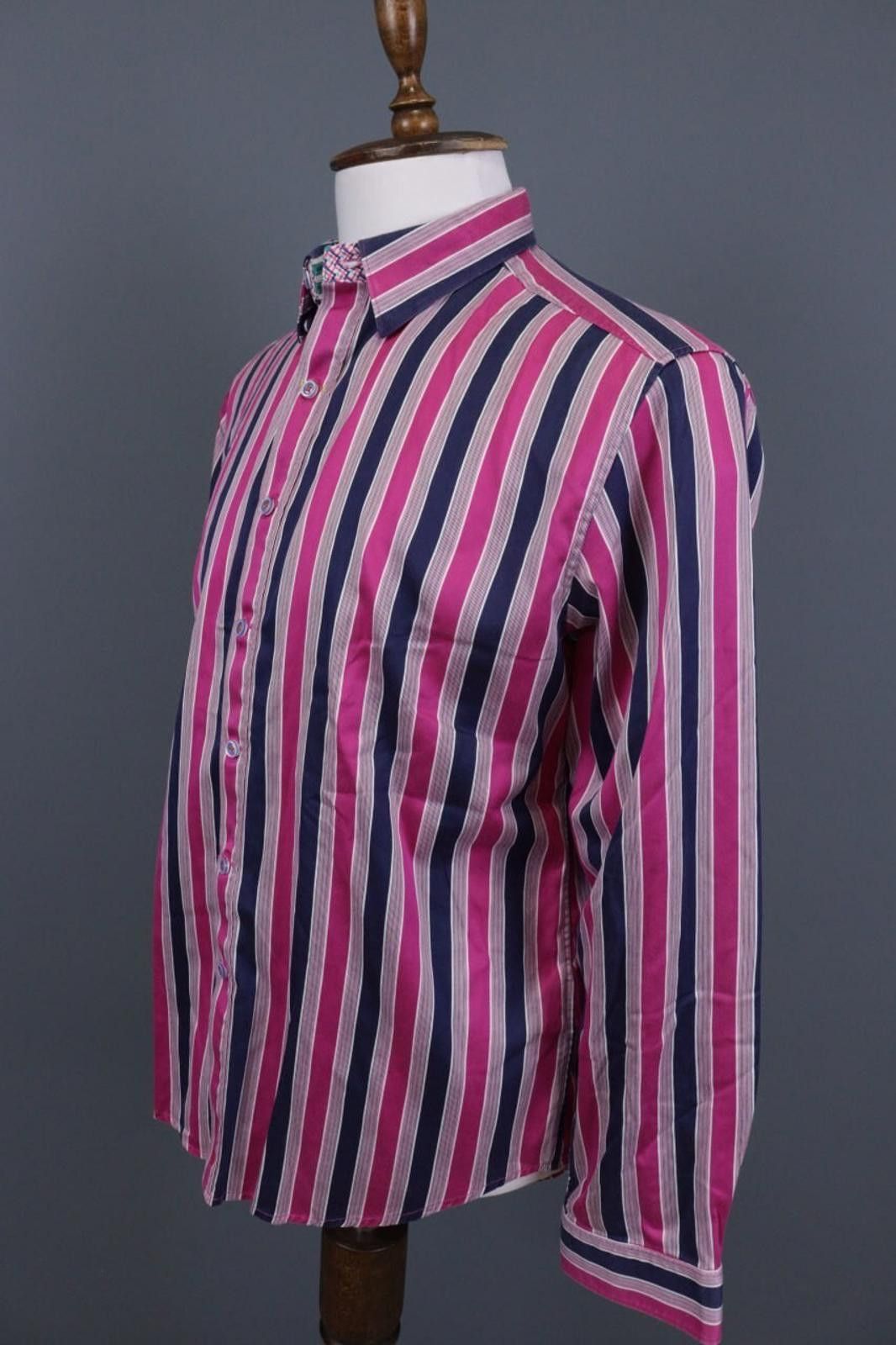 Robert Graham Robert Graham Tailored Fit Striped Long Sleeve Shirt L Size US L / EU 52-54 / 3 - 7 Thumbnail