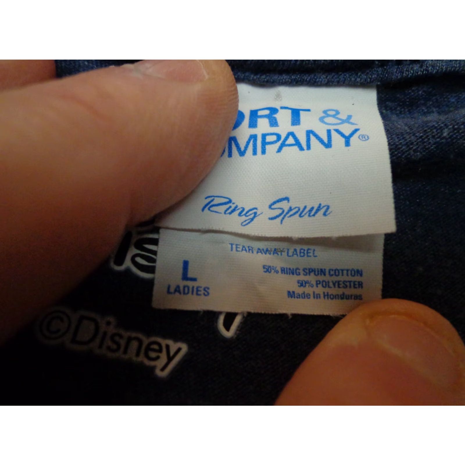 Disney Disney Beauty is Found Within Beauty and the Beast T Shirt Ladies L Blue Womens Shirt Classic Cotton Blend User-Reviewed Vintage: No Size L / US 10 / IT 46 - 4 Thumbnail