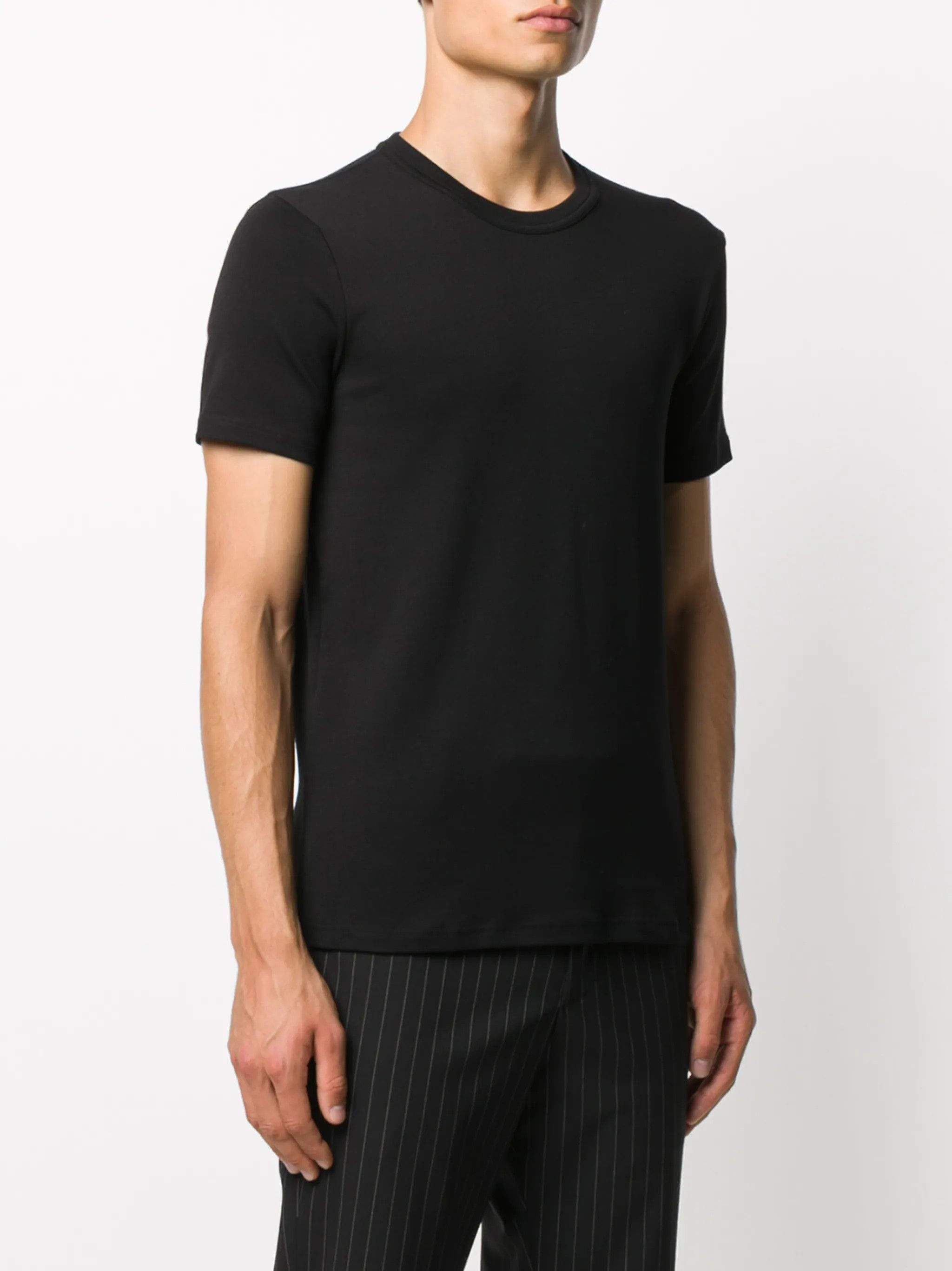 Tom Ford o1s22i1n0125 Cotton T-Shirt in Black Size US S / EU 44-46 / 1 - 3 Thumbnail