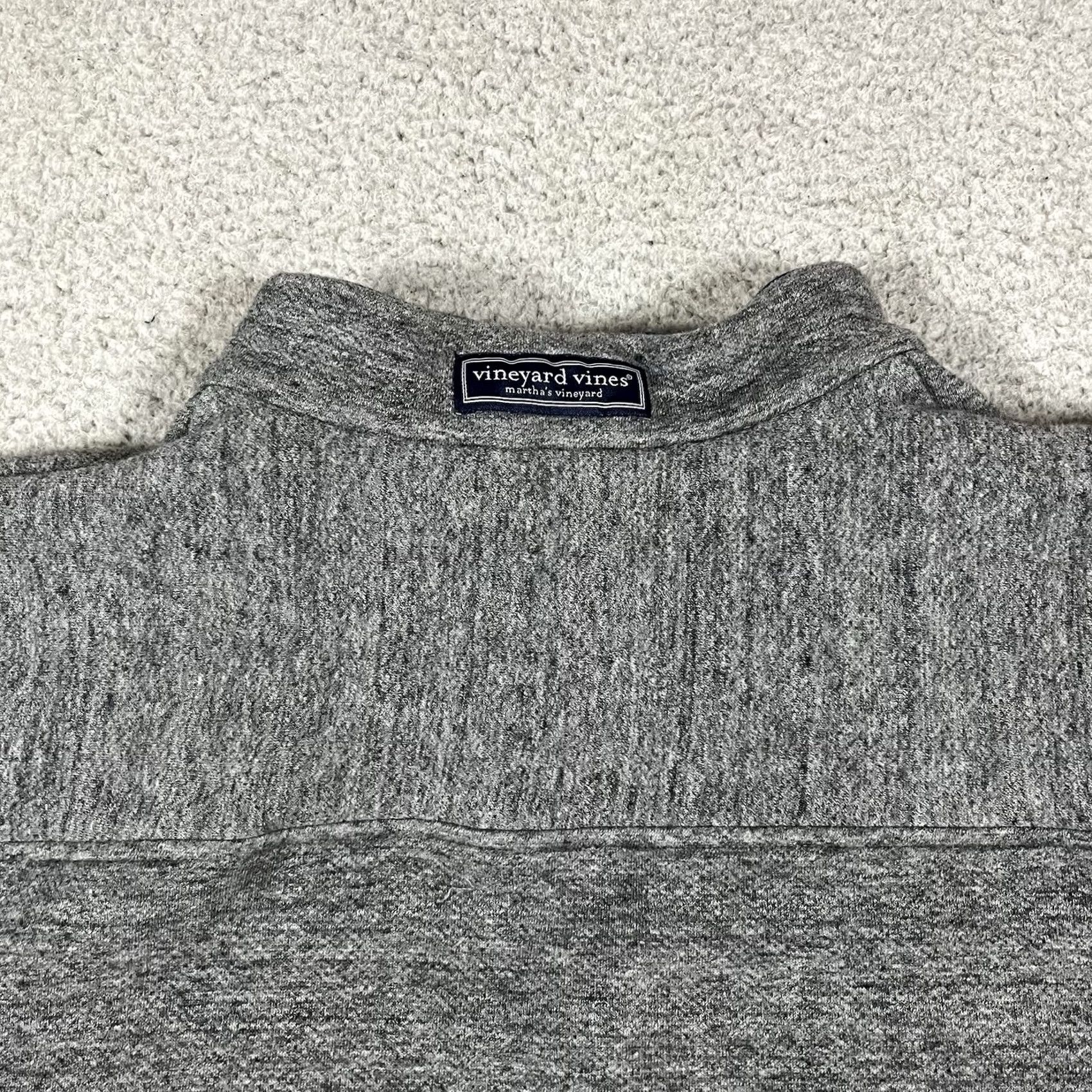 Vineyard Vines Vineyard Vines 1/4 Zip Pullover Mens 2XL Gray The Shep Shirt Sweater Preppy Size US XXL / EU 58 / 5 - 4 Thumbnail
