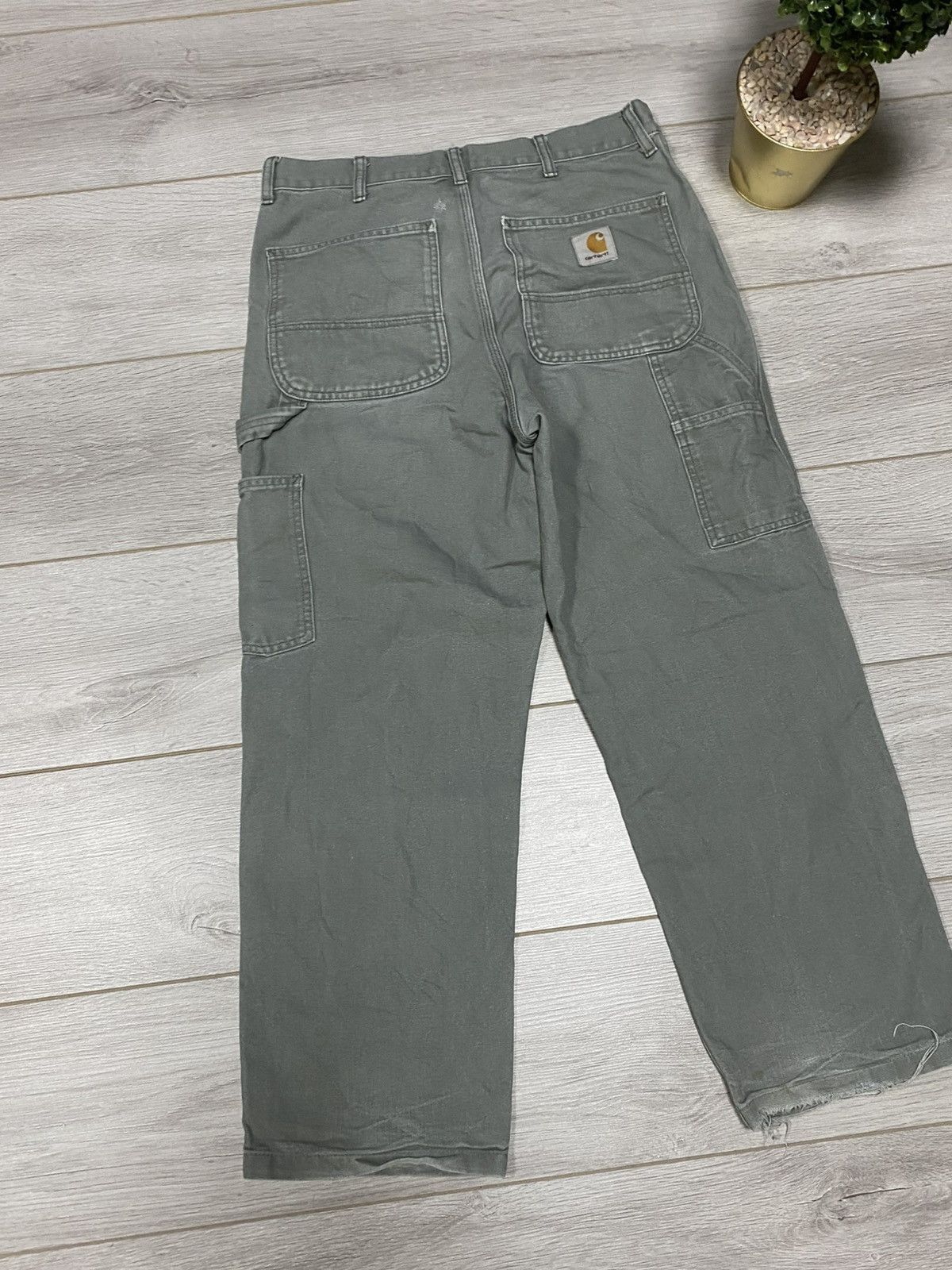 Carhartt Carhartt USA vintage double knee distressed cargo pants Size US 31 - 8 Thumbnail