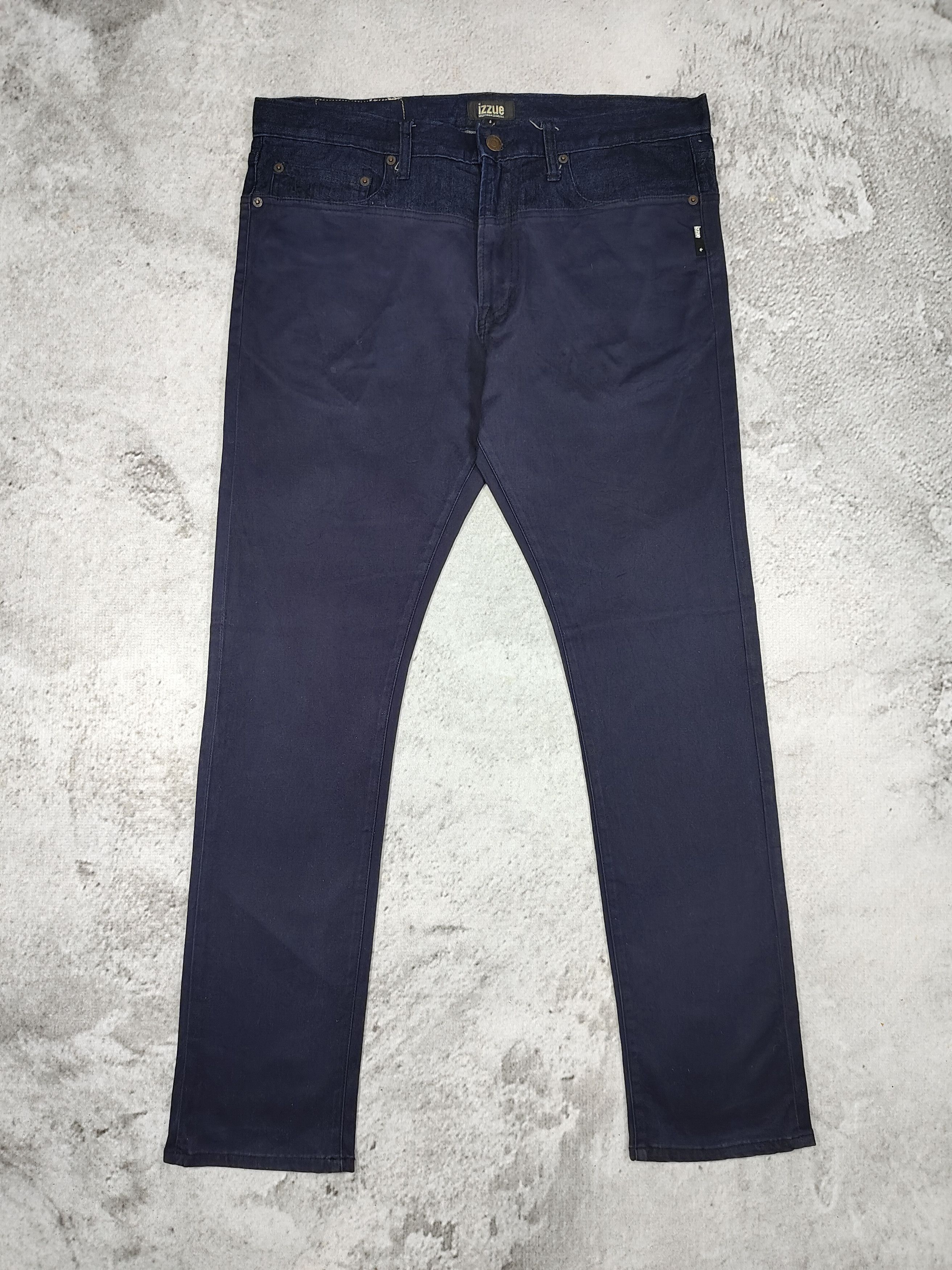 izzue Izzue- Minimalist Urbanwear Hybrid Panel Denim Pants Size US 36 / EU 52 - 1 Thumbnail
