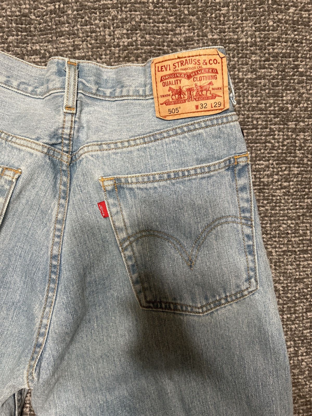 Levi's × Levi's Vintage Clothing × Vintage Faded 505 Vintage Levi Denim Size US 32 / EU 48 - 5 Thumbnail