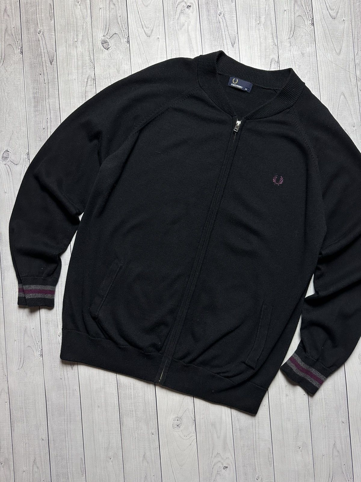 Fred Perry Vintage Fred Perry zip sweater size XXL Size US XXL / EU 58 / 5 - 2 Thumbnail