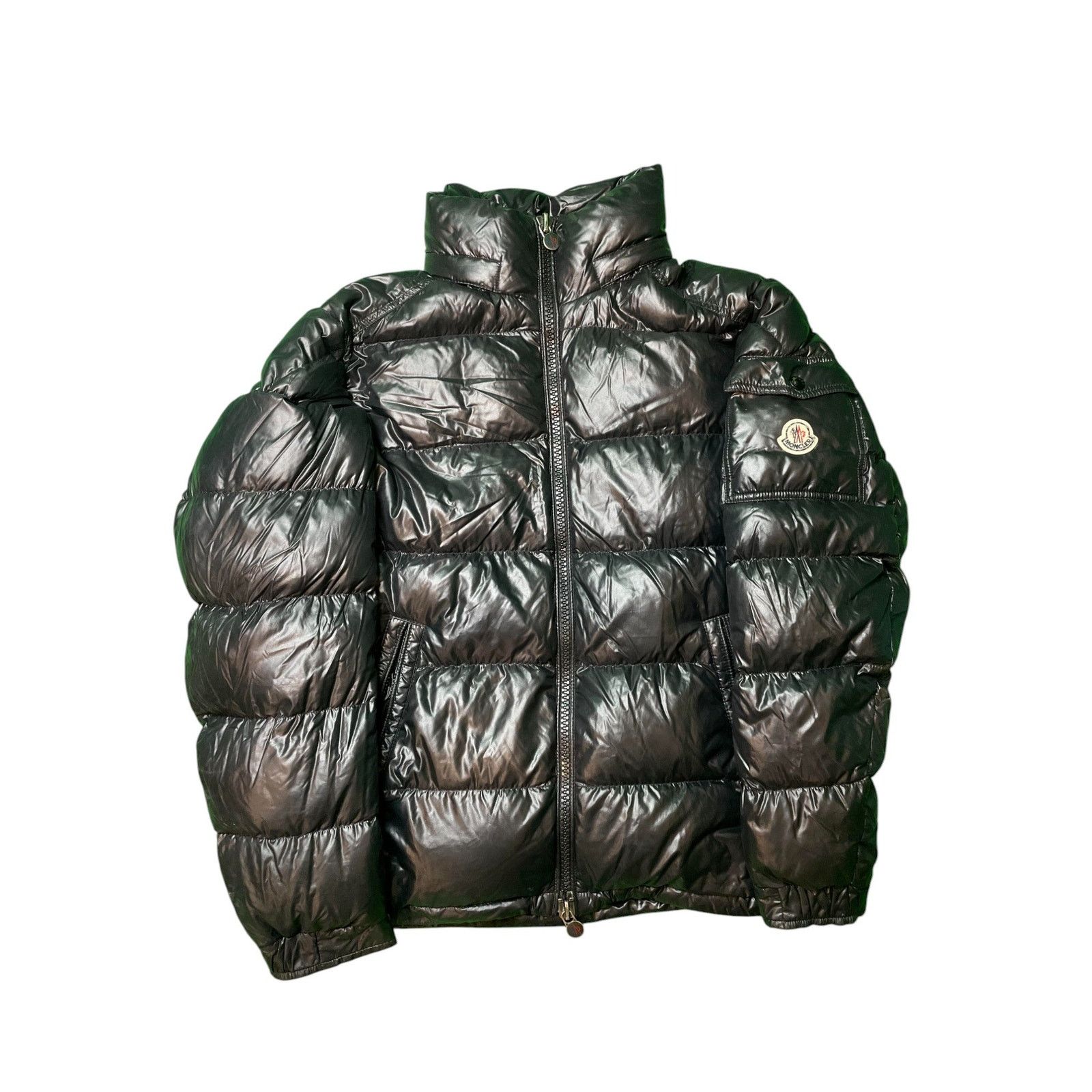 Moncler Moncler "Maya" Black Puffer Coat Size US L / EU 52-54 / 3 - 1 Thumbnail
