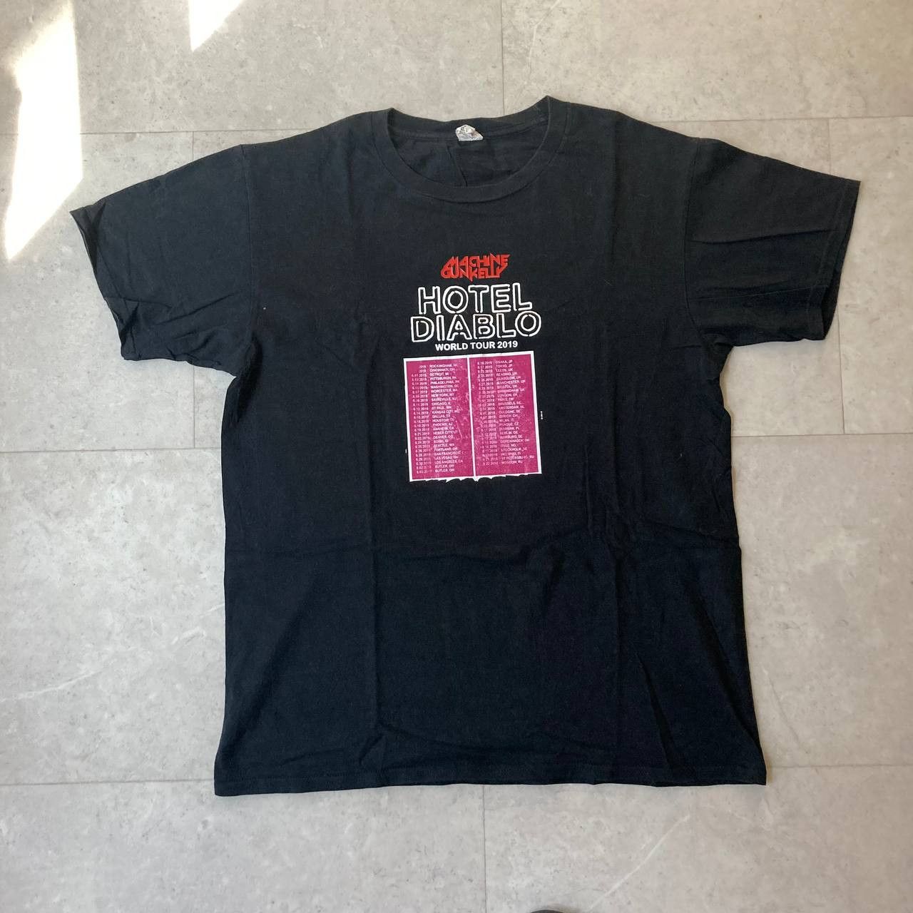 Rap Tees Machine Gun Kelly Hotel Diablo Tour Emo Rap Hip Hop Rock Size US L / EU 52-54 / 3 - 1 Thumbnail