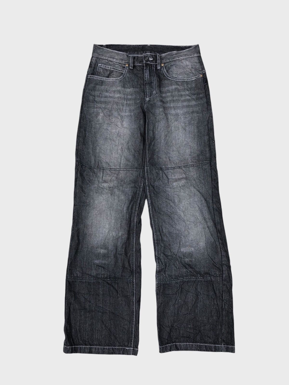 Japanese Brand 💥RARE!💥Vintage Komine Kevlar Protection Denim Baggy Jeans Size US 32 / EU 48 - 1 Thumbnail