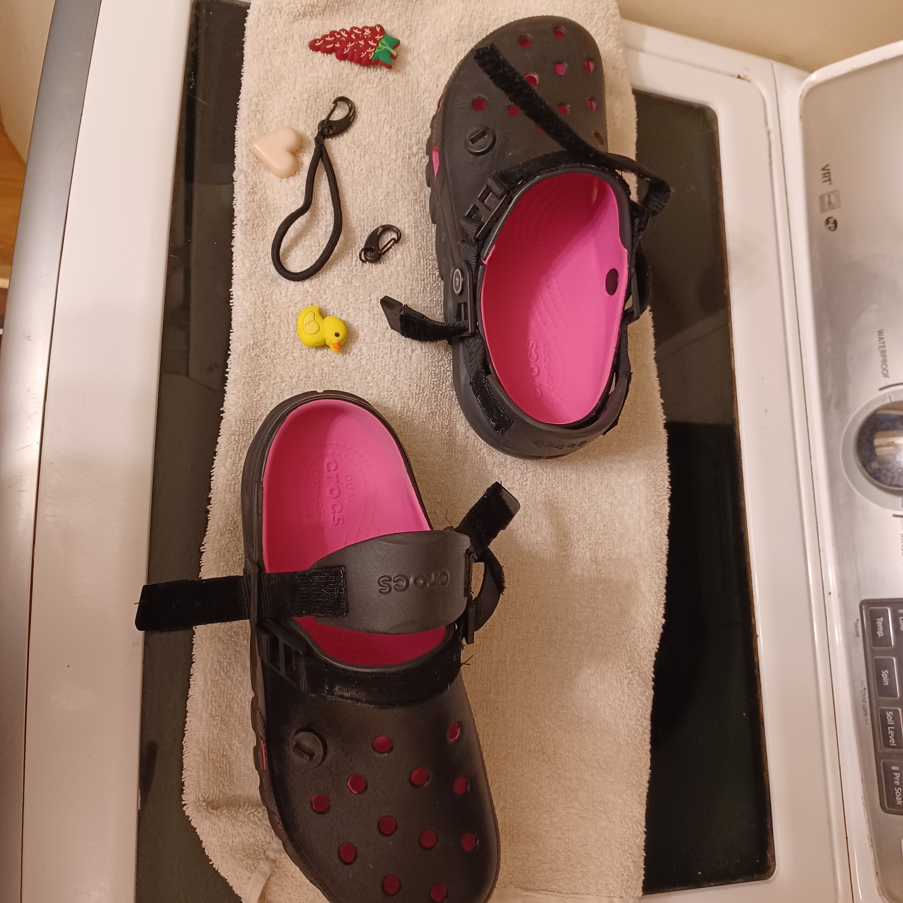 Crocs × POST&CO Posty & Co black crocs M8 W10 Size US 8 / EU 41 - 1 Thumbnail