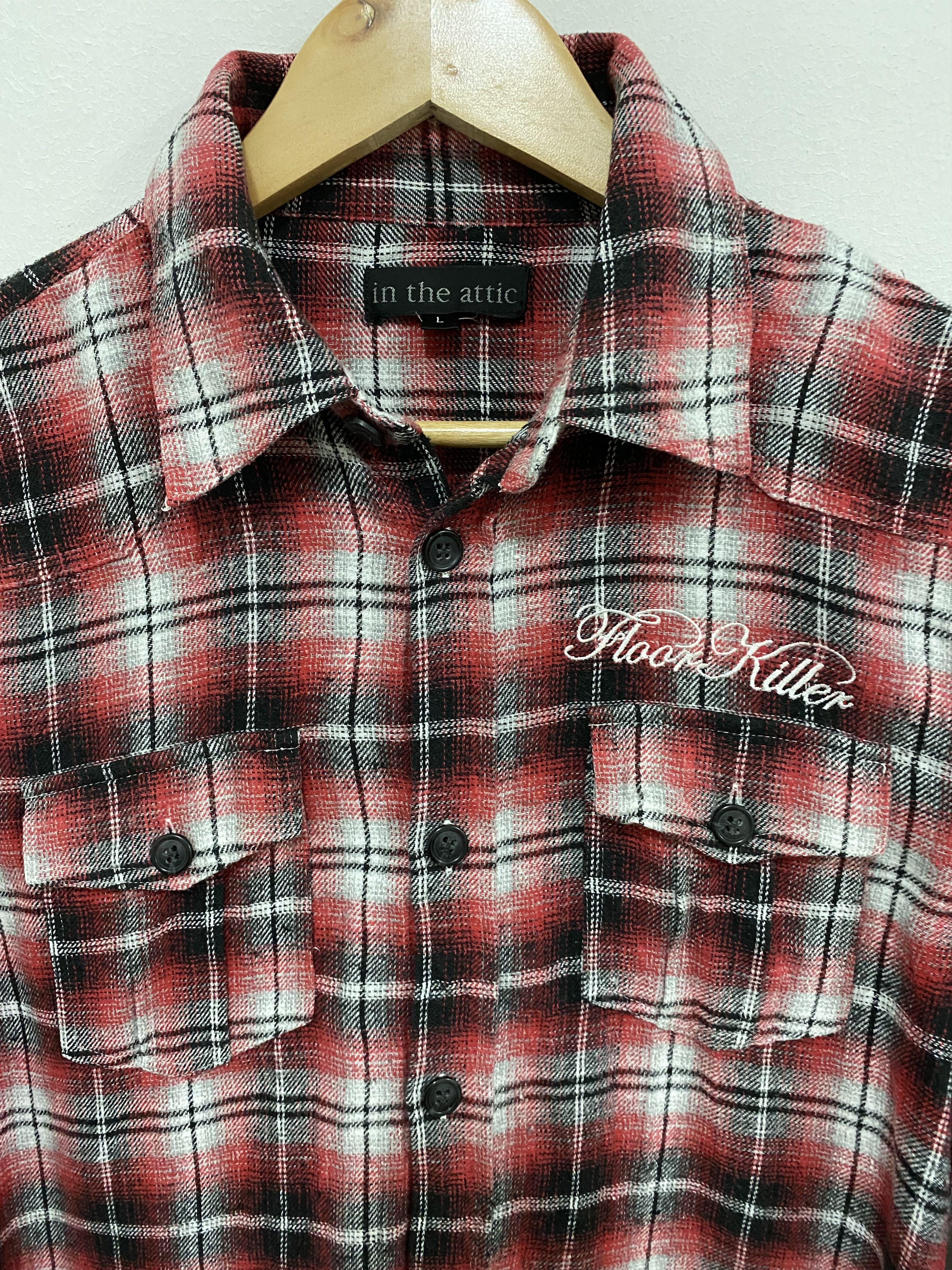 In The Attic In The Attic Flannel Button Up Shirt Size US L / EU 52-54 / 3 - 3 Thumbnail