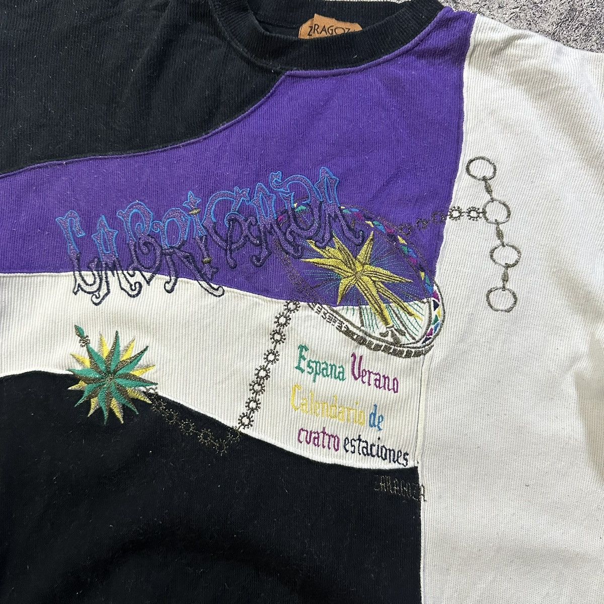 Giovanni Valentino Vintage Short Sleeve Knitwear by Zaragoza Italy Size US L / EU 52-54 / 3 - 2 Thumbnail