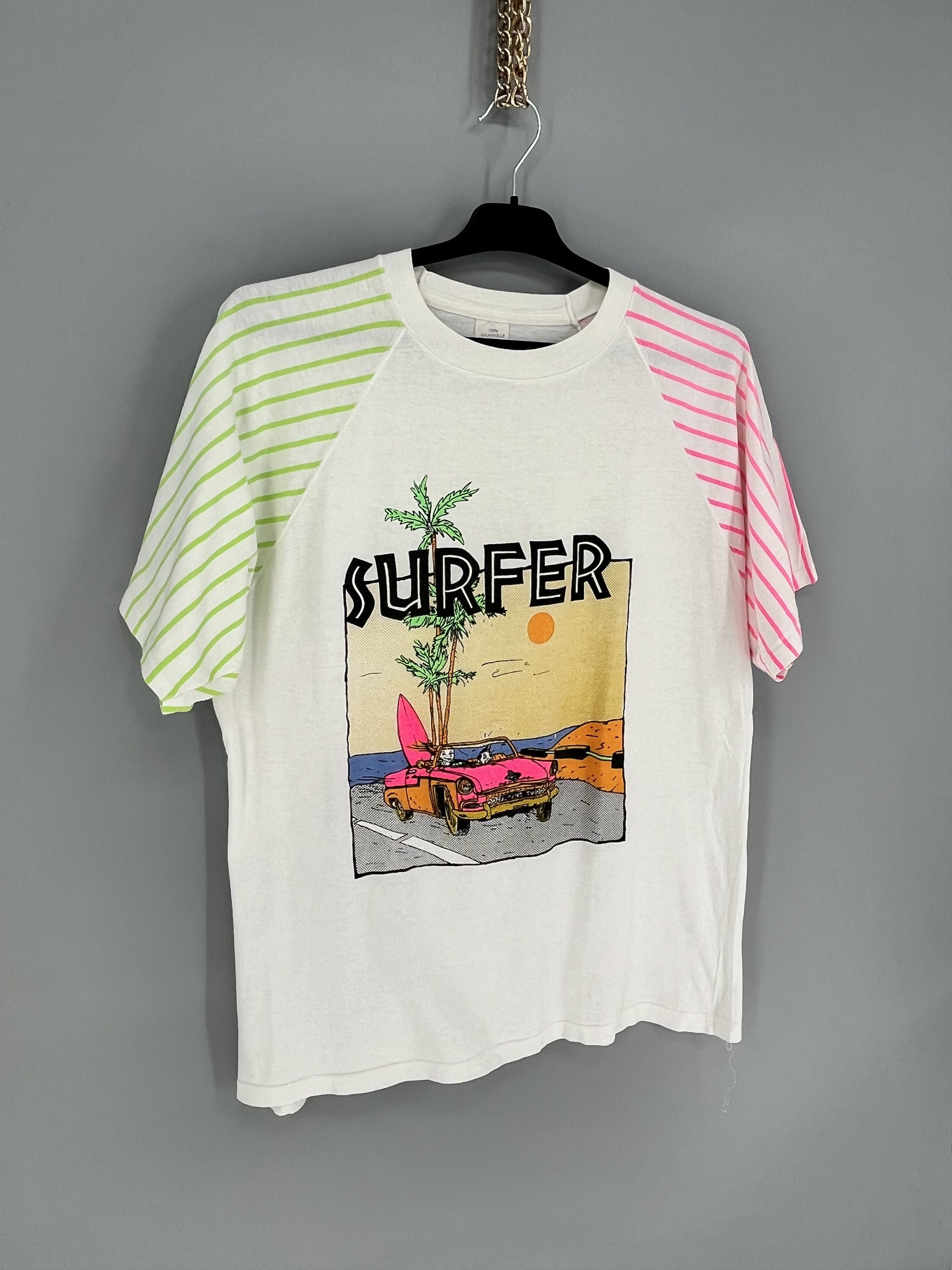 Vintage Vintage 90s Rare Crazy Surfer Skater Style Boot Tee M Size US M / EU 48-50 / 2 - 2 Thumbnail