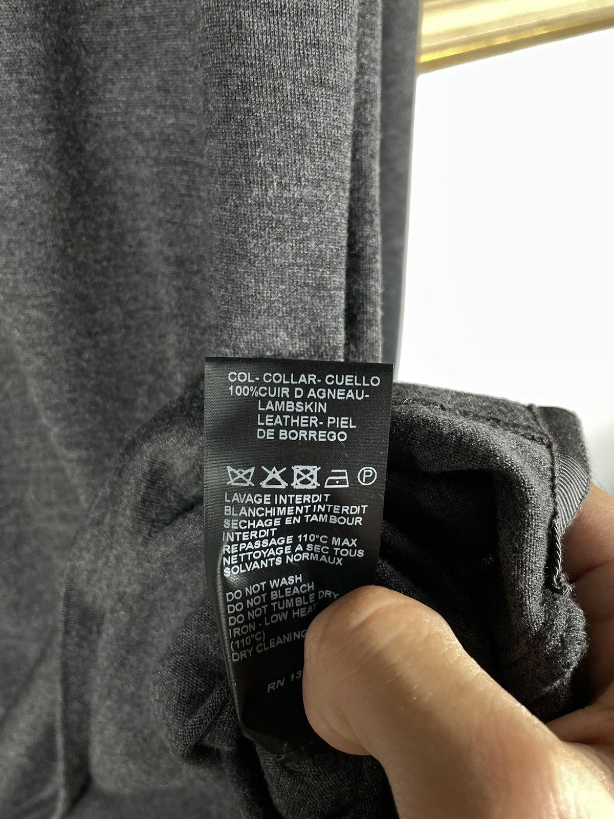 Designer × Japanese Brand × The Kooples Charcoal The Kooples Longsleeve Tee Button Ups Size US M / EU 48-50 / 2 - 8 Thumbnail