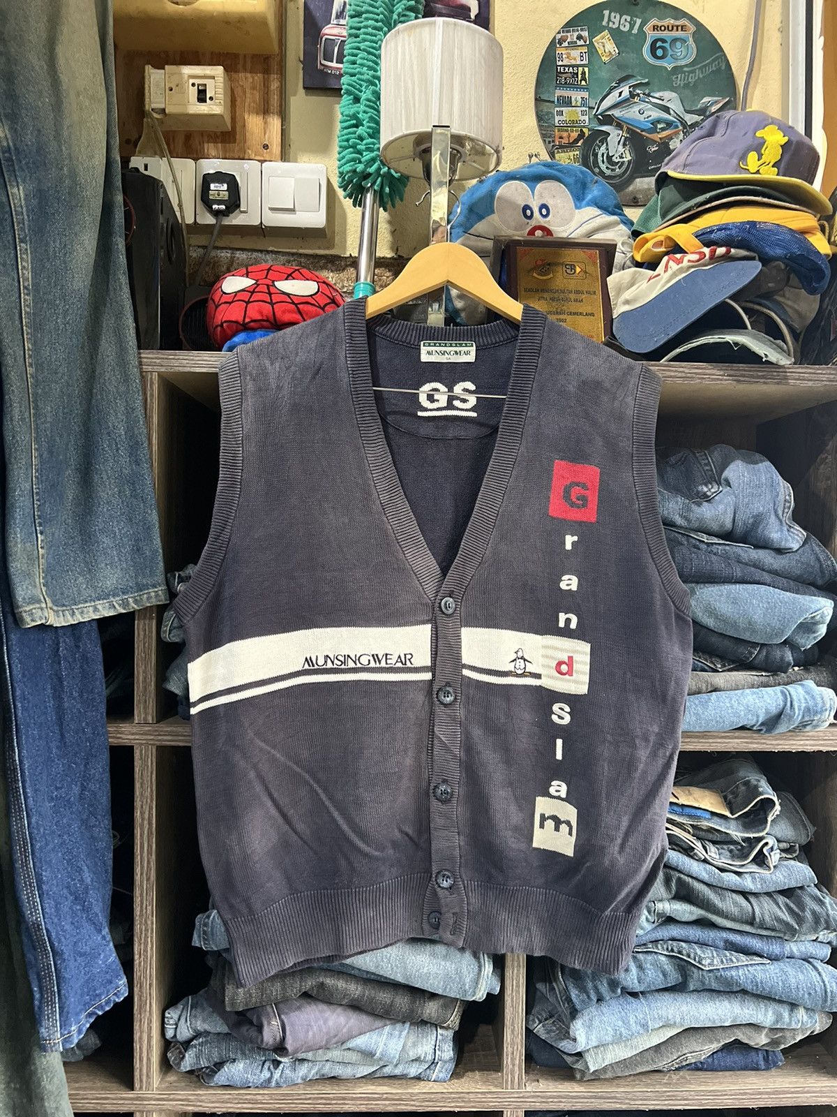 Grand Slam 🔥Vintage Grand Slam Munsingwear Knit Vest Size US M / EU 48-50 / 2 - 1 Thumbnail