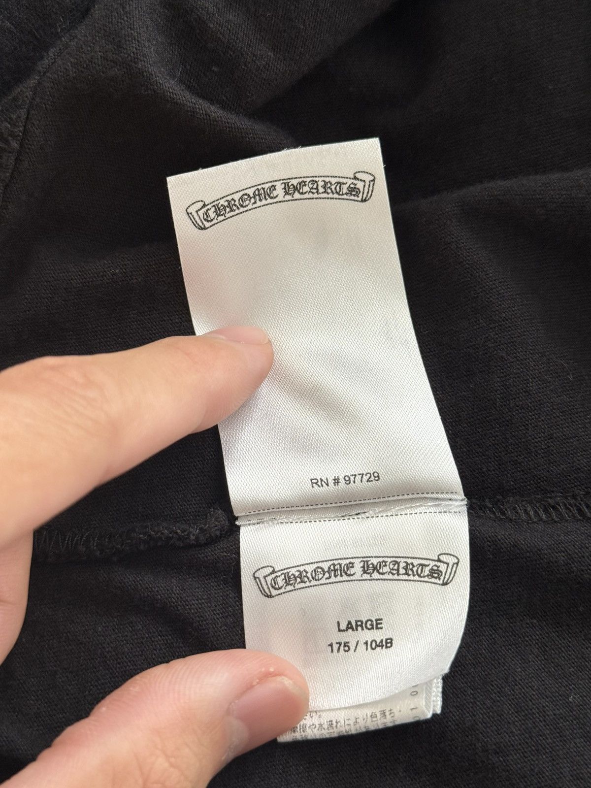 Chrome Hearts Chrome Hearts, Scroll logo long sleeve Size US L / EU 52-54 / 3 - 12 Thumbnail