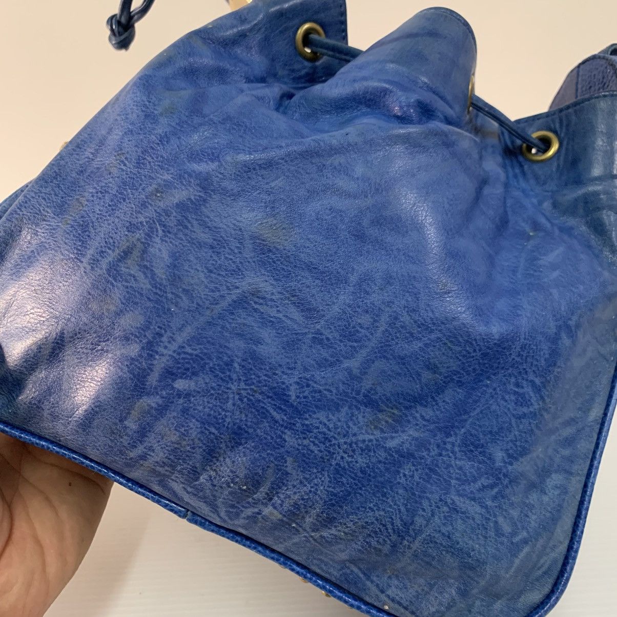 Other St.Maarten Leather Vintage Bucket Bag Size ONE SIZE - 6 Thumbnail
