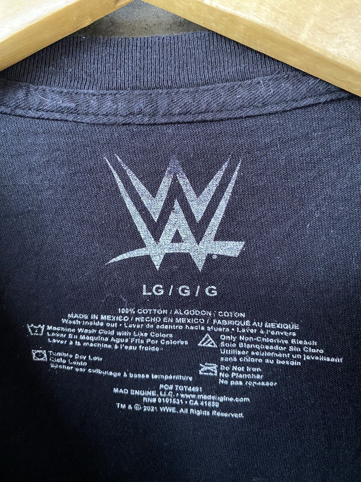 Vintage × WWE Vintage WWE Wrestle Mania Legend Tee Size US L / EU 52-54 / 3 - 6 Thumbnail