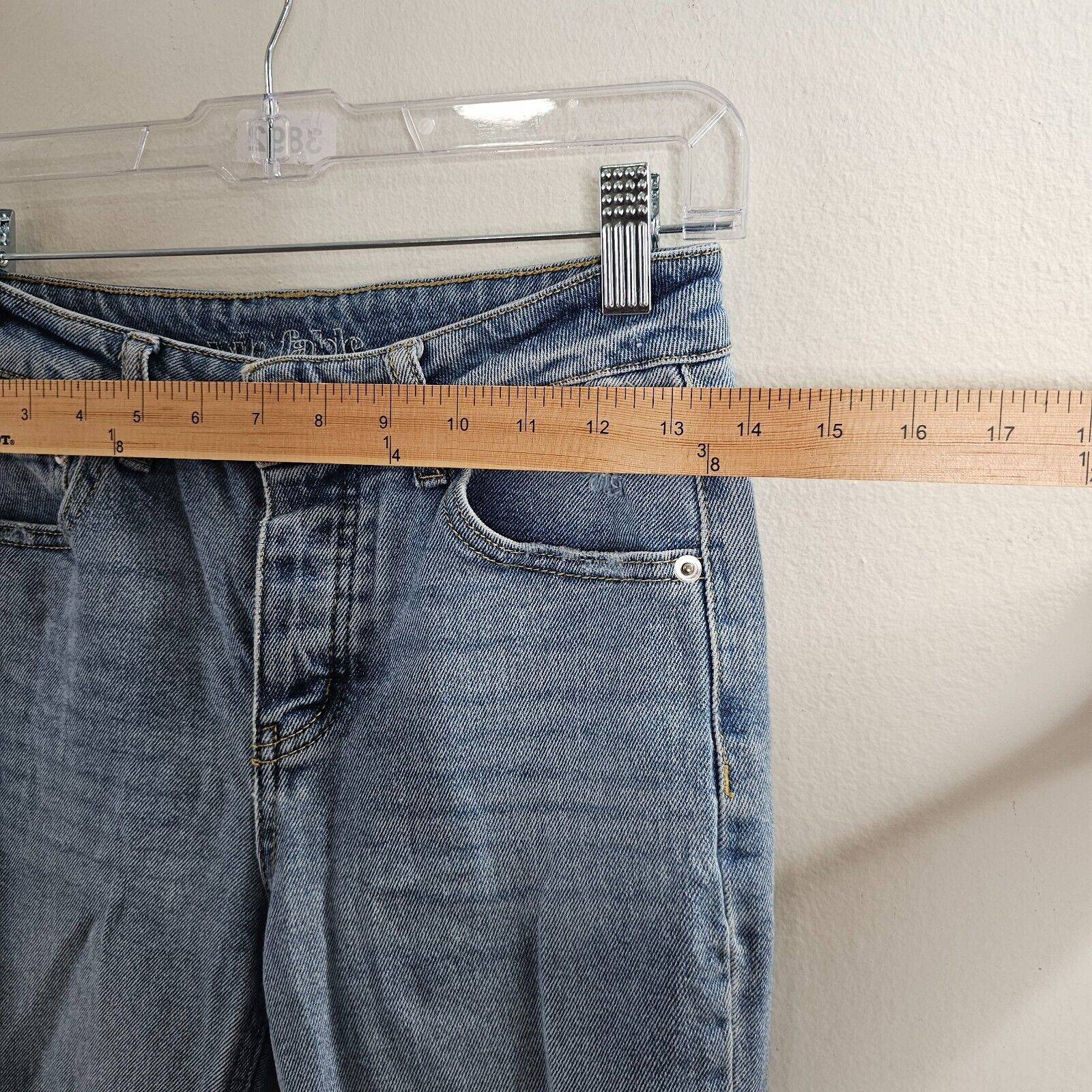 Other Wild Fable Med Wash Distress Knee Slim-Fit Button Jeans 0 Size 25" / US 0 / IT 36 - 7 Thumbnail