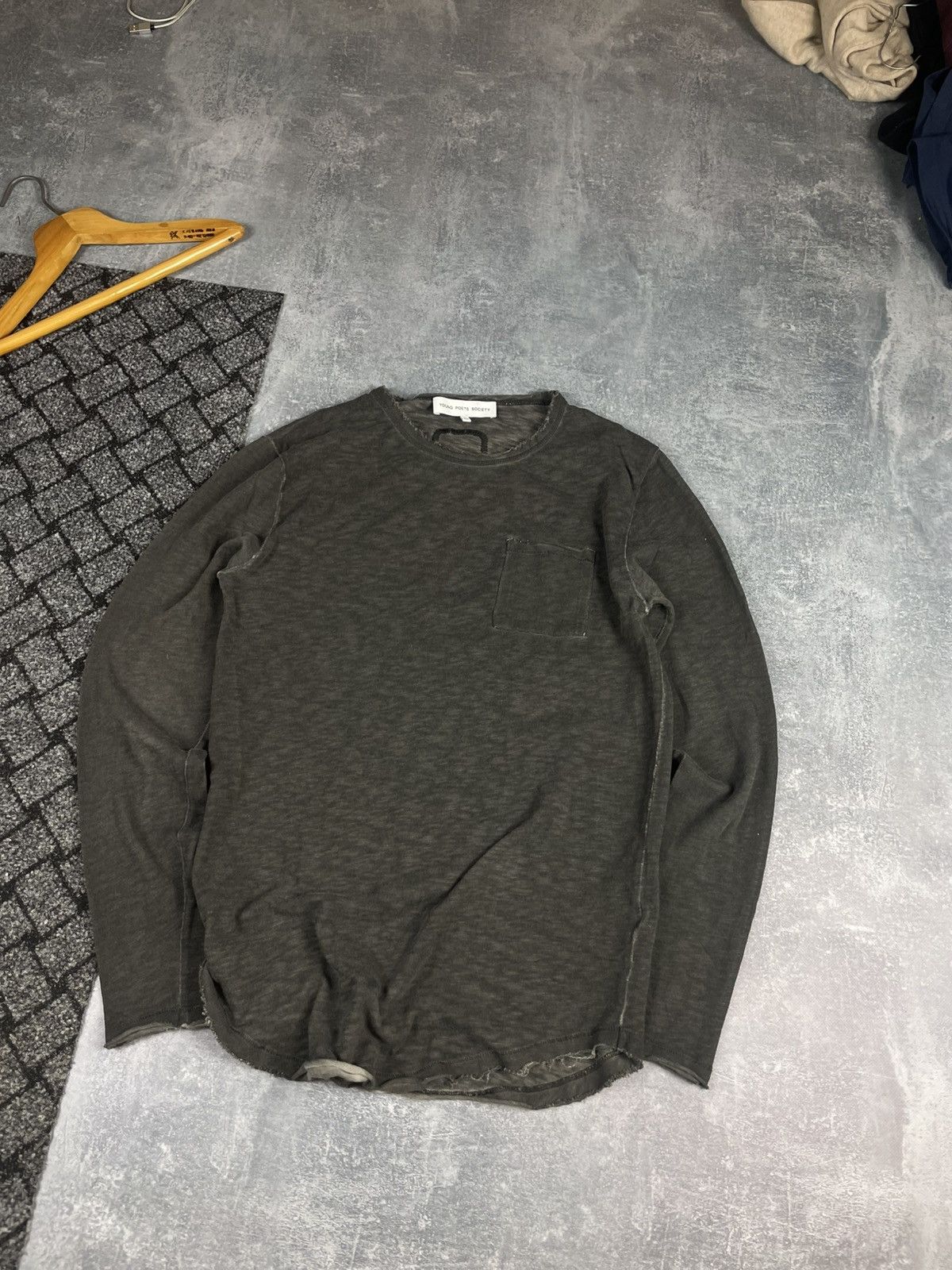 Japanese Brand Y2K longsleeve Young Poets Society Opium style streetwear Size US M / EU 48-50 / 2 - 1 Thumbnail