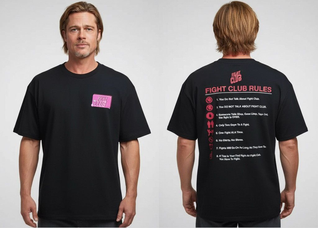Fox Racing Movie ‘Fight Club’ Promo Tee Rare Item Size US L / EU 52-54 / 3 - 12 Thumbnail