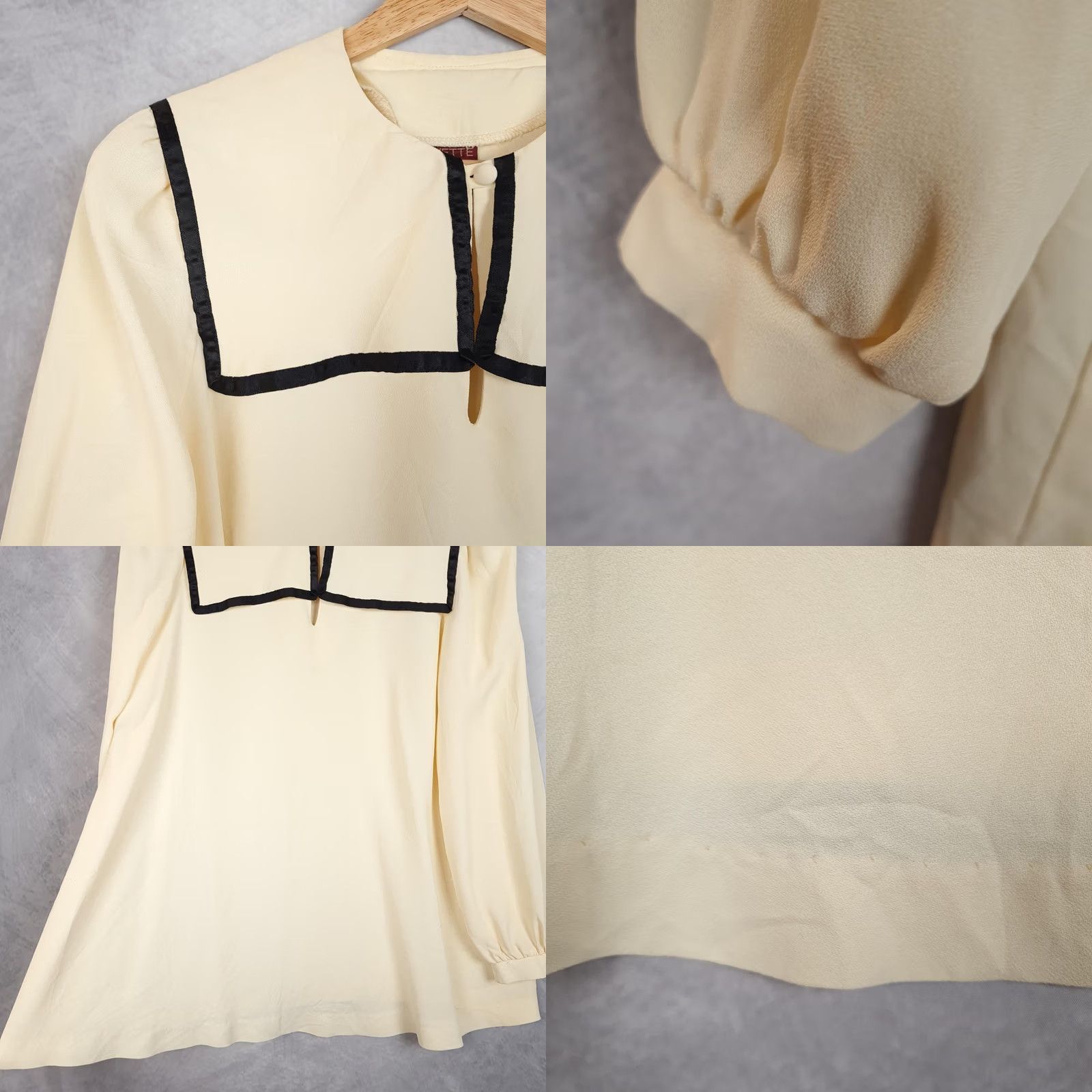 Vintage VINTAGE Jeanette Maternities White Tunic Blouse Maternity Large Size L / US 10 / IT 46 - 9 Thumbnail