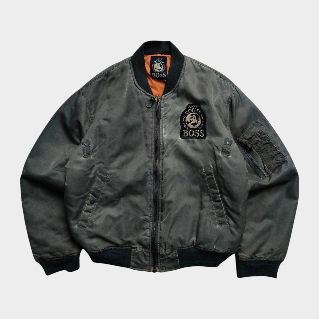 Japanese Brand × K-Two Studios × Streetwear KTWO DYED BOMBER “INK