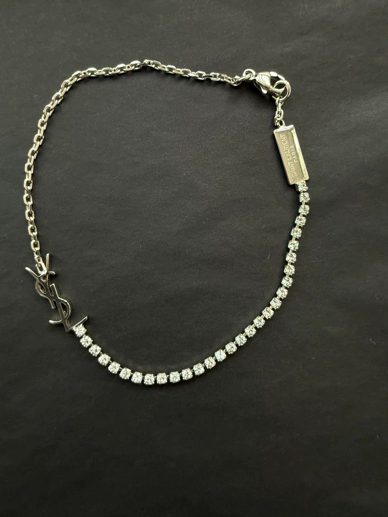 Saint Laurent Paris saint laurent parisRhinestone bracelet 2503-Nextarrow Size ONE SIZE - 3 Thumbnail