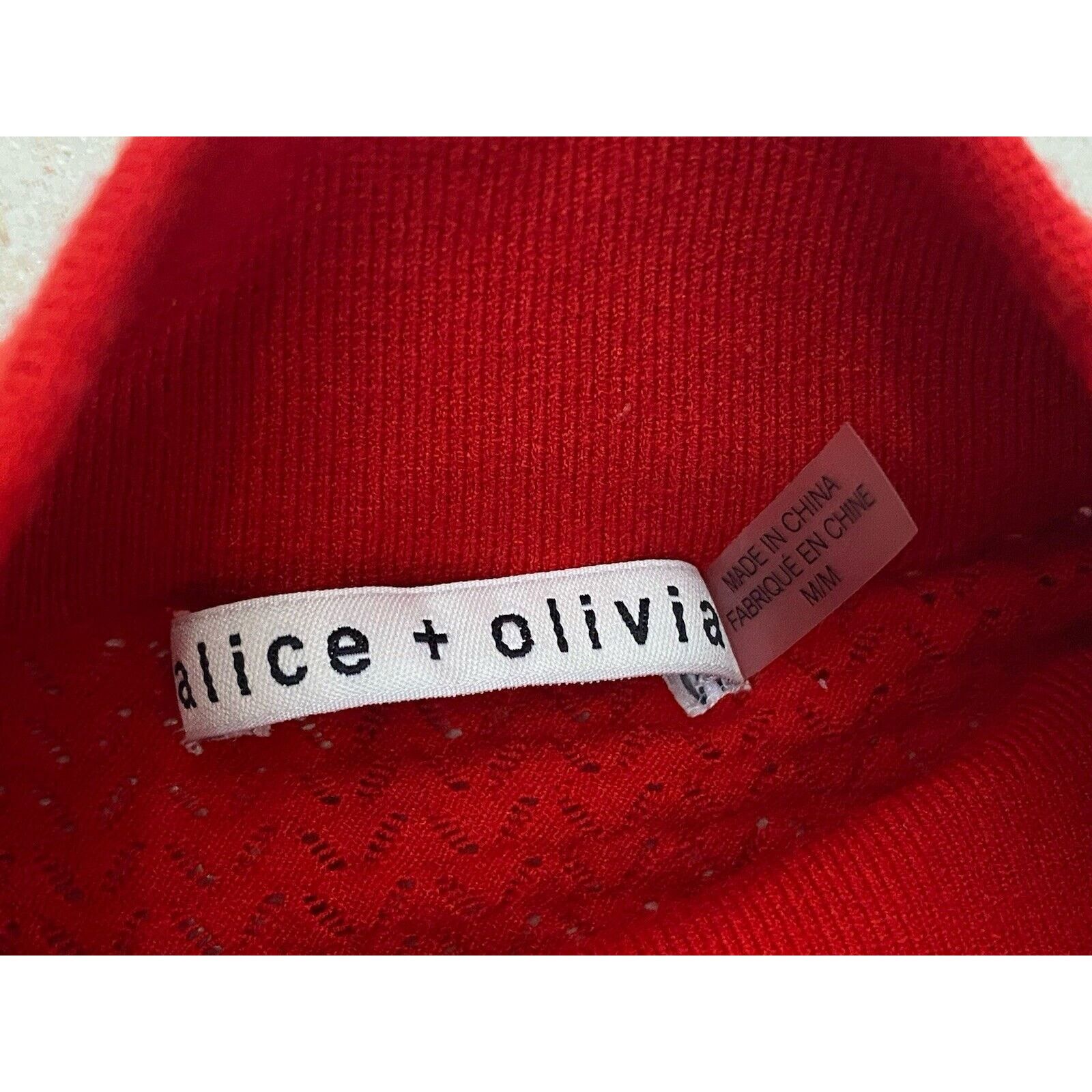 Alice + Olivia Alice + Olivia Lanie Knit High Neck Quarter Sleeve m Size M / US 6-8 / IT 42-44 - 5 Thumbnail