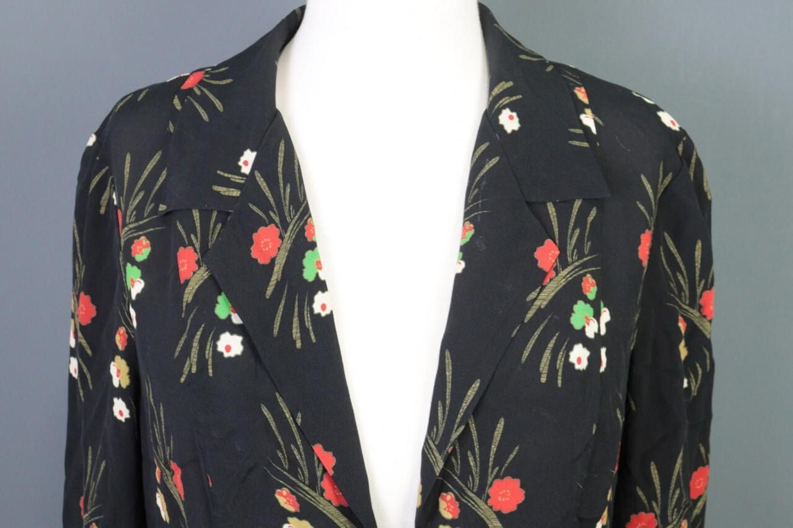 Farm Rio Rixo Black Floral Drawstring Wrape A-Line Long Dress US 6 Size M / US 6-8 / IT 42-44 - 5 Thumbnail