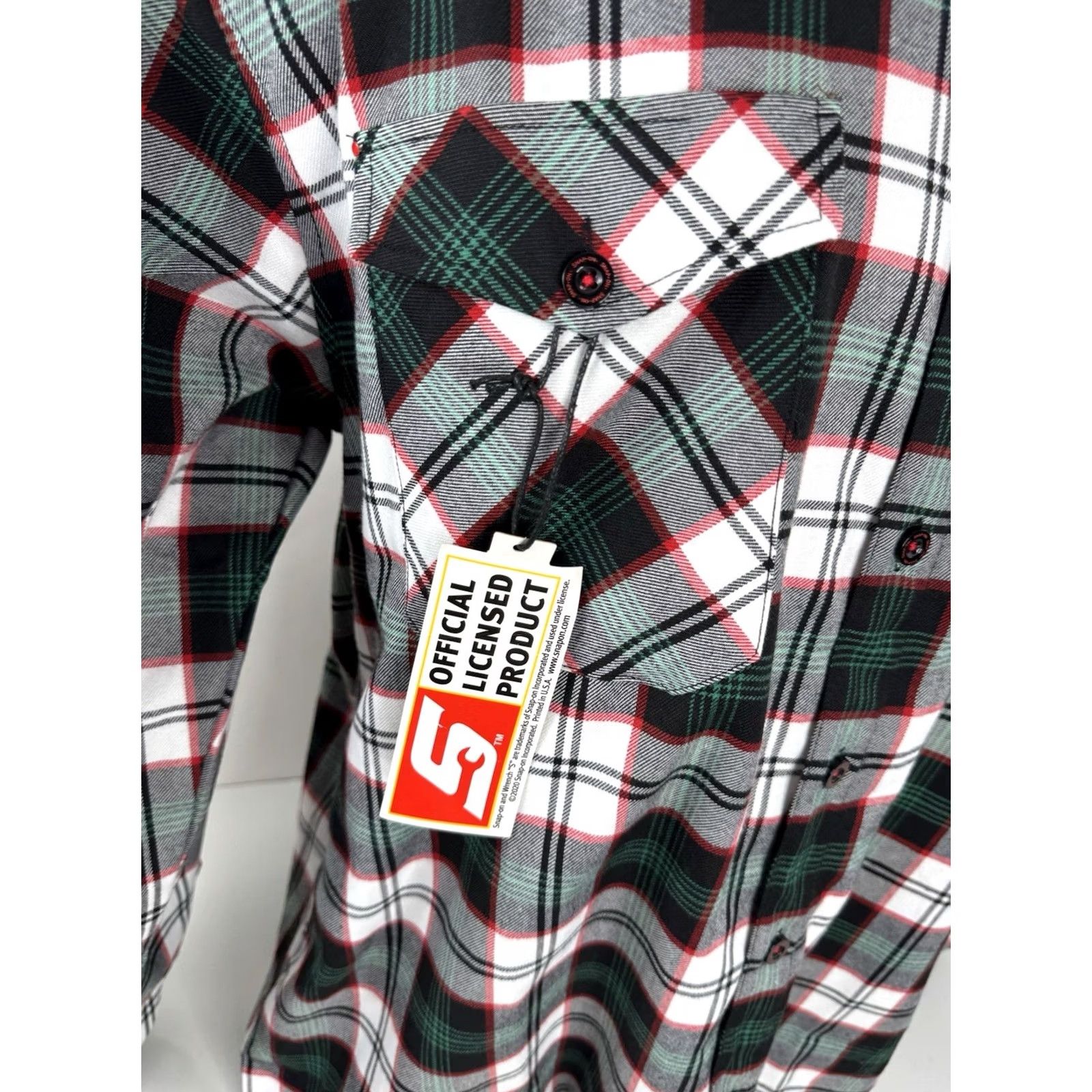 Vintage DIXXON FLANNEL - SNAP ON TOOLS - NEW w TAG - Limited Edition Plaid 2XL Shirt Size US XXL / EU 58 / 5 - 2 Thumbnail