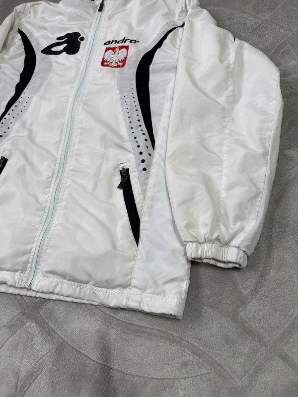Sports Specialties × Vintage Andro Polska table tennis M sports jacket white Poland Size US M / EU 48-50 / 2 - 5 Thumbnail