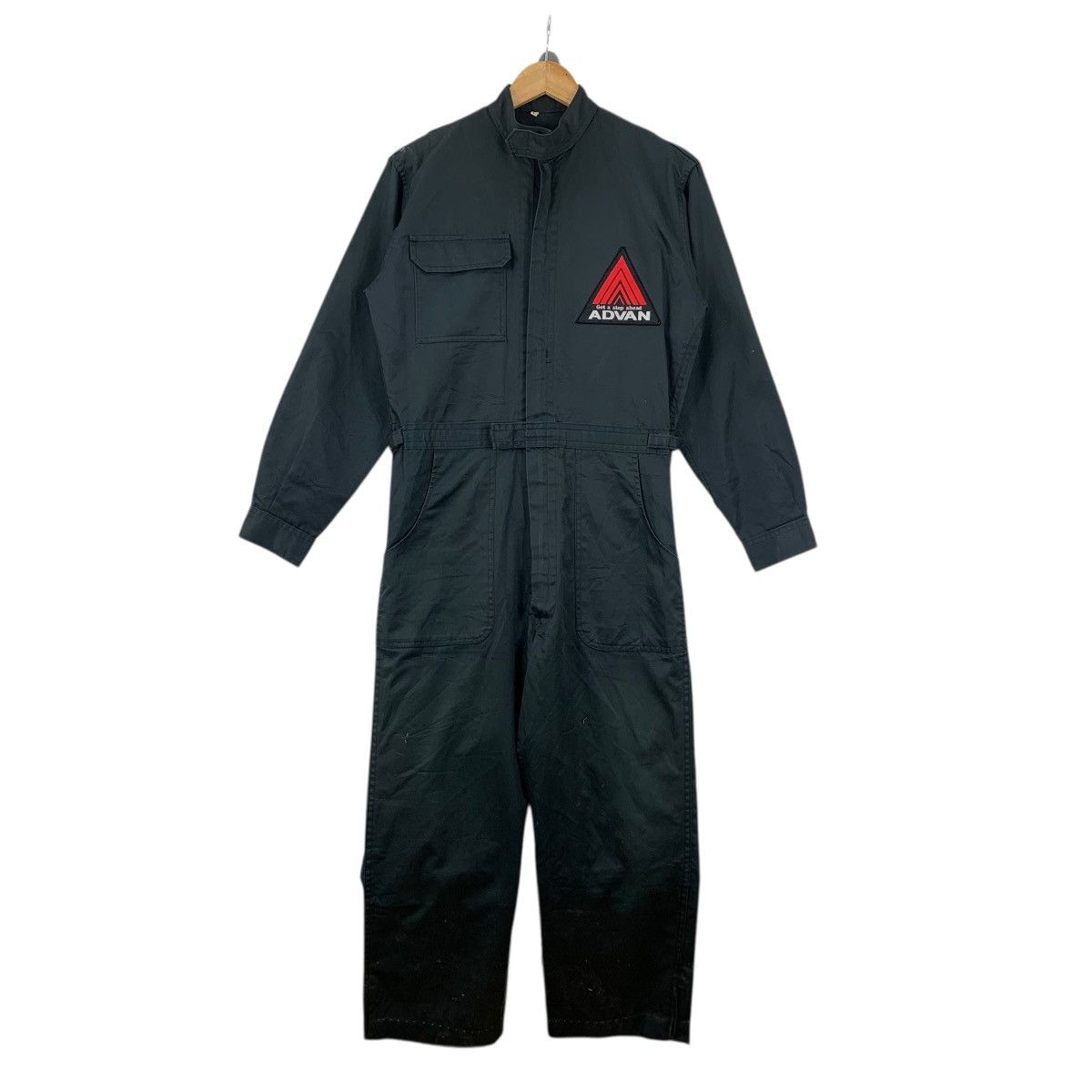 Vintage Vintage ADVAN RACING TEAM Mechanic Engineer Jumpsuits Wear Size US 34 / EU 50 - 1 Thumbnail