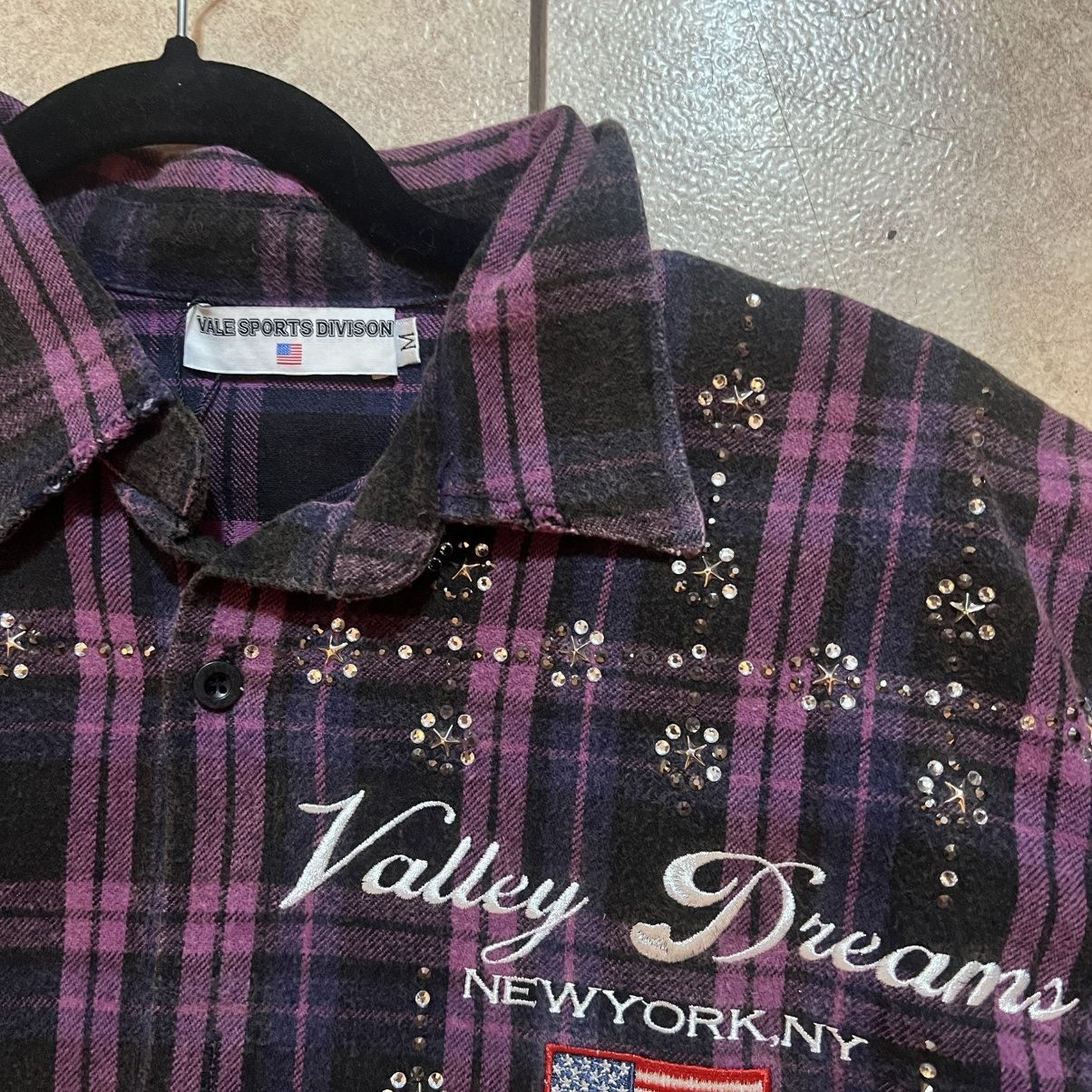 Vale Vale Rhinestone flannel Size Medium Size US M / EU 48-50 / 2 - 2 Thumbnail