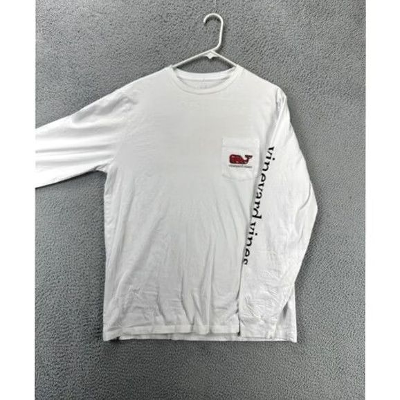 Vineyard Vines Vineyard Vines T-Shirt Mens Medium White Christmas Graphic Tee Pocket NEW L8 Size US M / EU 48-50 / 2 - 4 Thumbnail