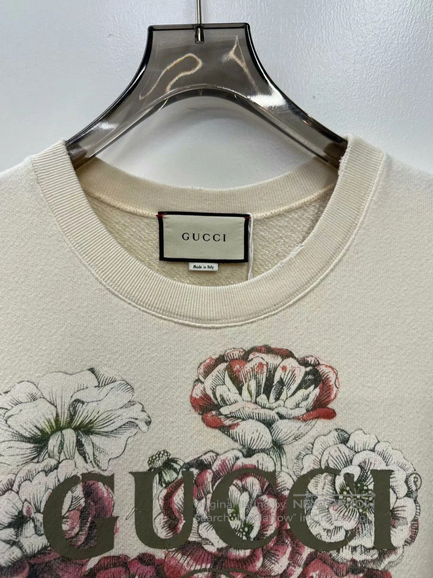 Gucci Gucci floral print distressed sweatshirt. Size S / US 4 / IT 40 - 2 Thumbnail