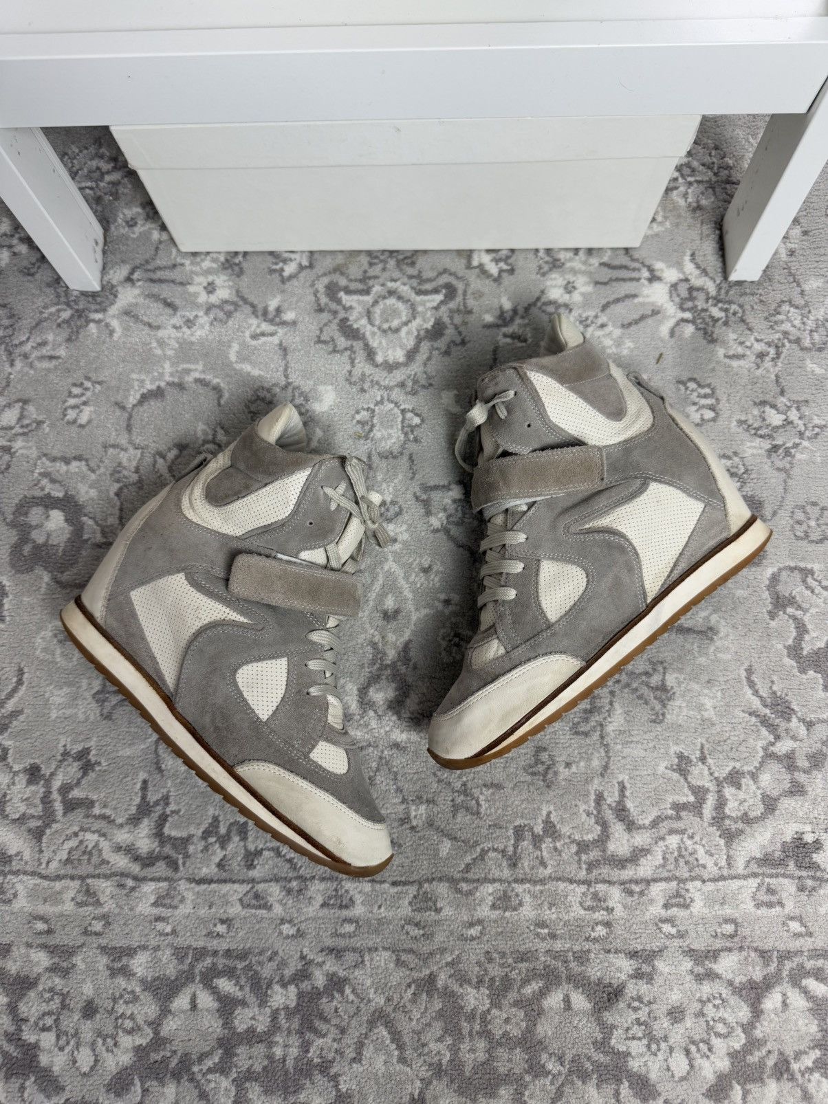 Japanese Brand Vintage y2k High top wedge isabel marant Beckett style shoes Size US 8 / IT 38 - 1 Thumbnail