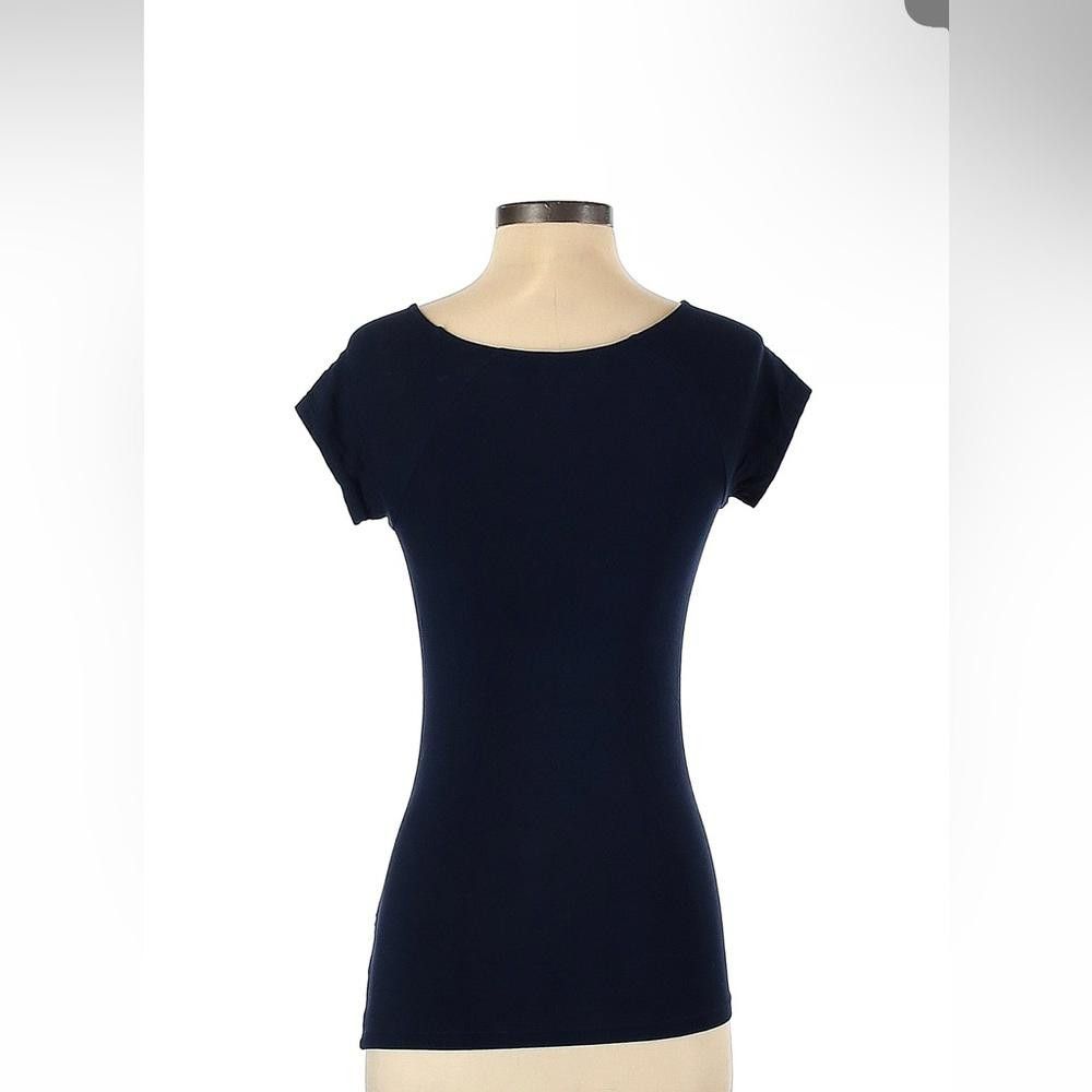 Lauren Ralph Lauren LAUREN by RALPH LAUREN XS BLUE SHORT SLEEVE SHIRT Size XS / US 0-2 / IT 36-38 - 1 Thumbnail