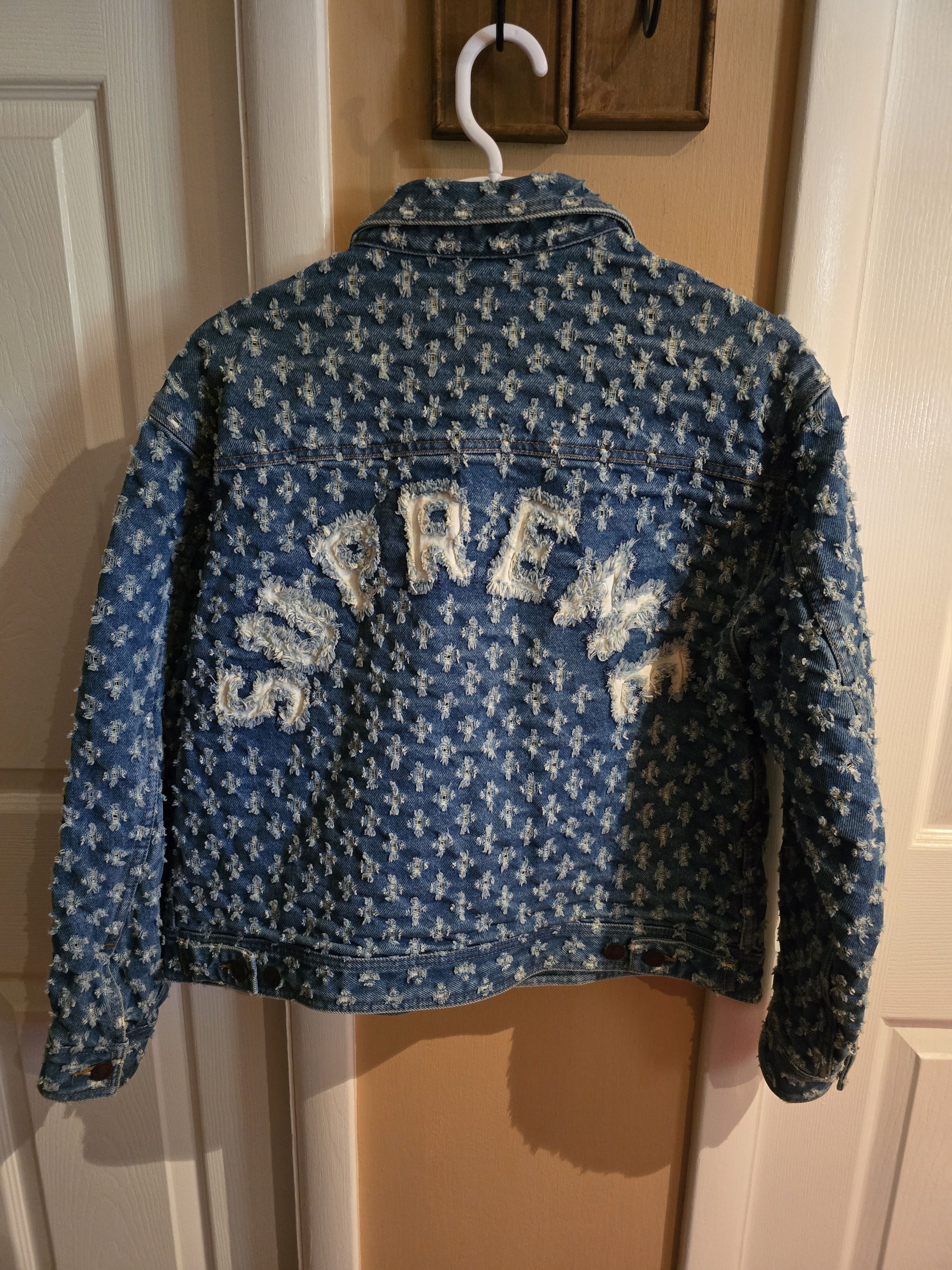 Supreme Supreme Hole Punch Denim Trucker Jacket | Grailed