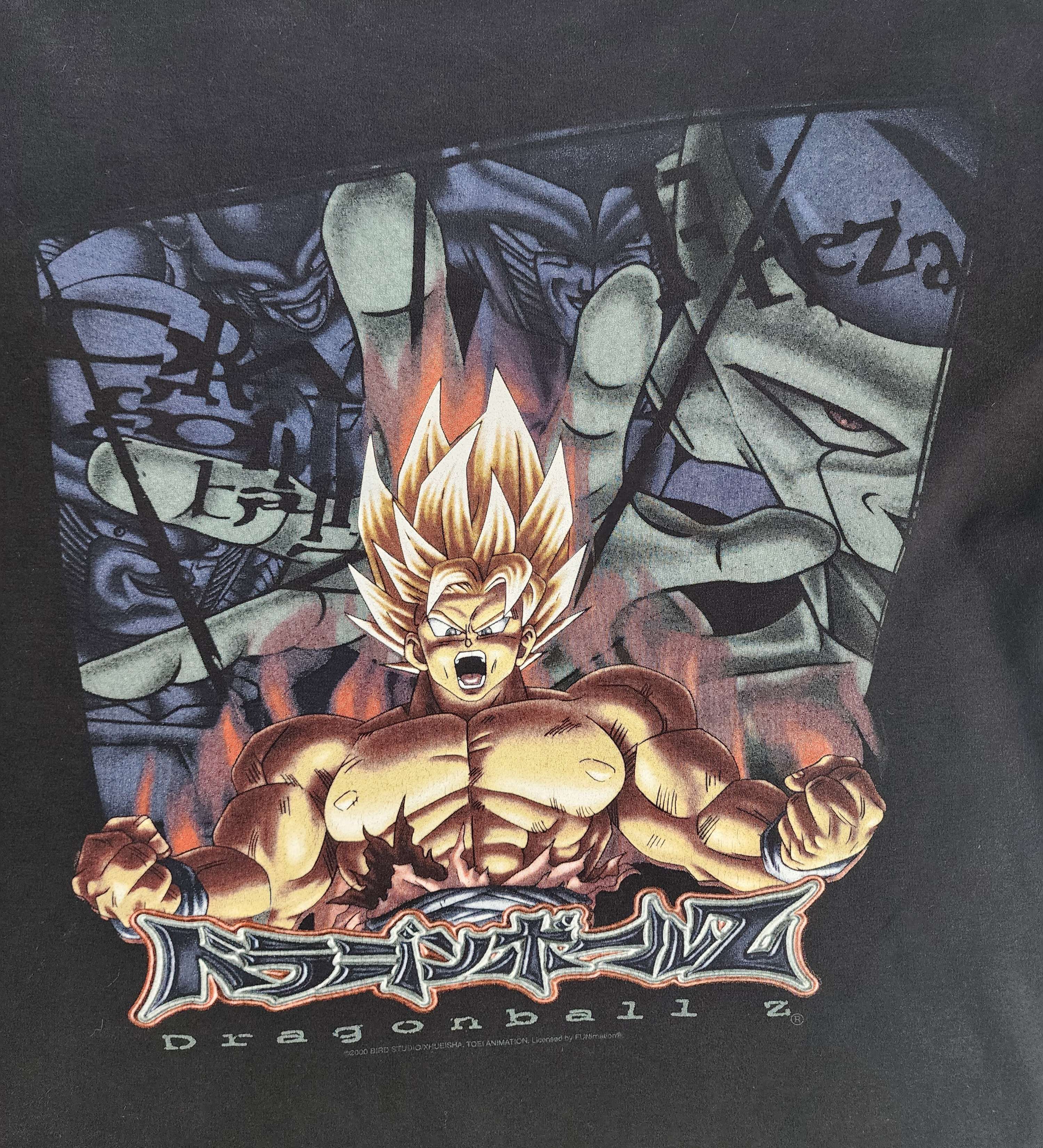 Vintage Y2K Goku vs Freezer 2000 tee