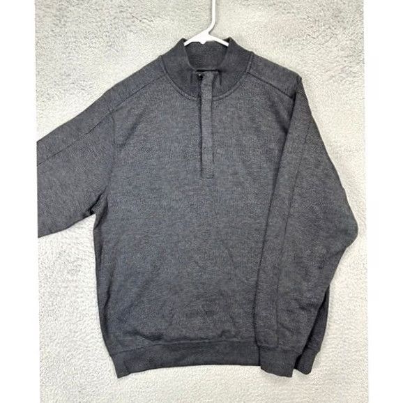 Vintage Greg Norman Sweater Mens Medium Grey Quarter Zip Long Sleeve Pullover Sweatshirt Size US M / EU 48-50 / 2 - 3 Thumbnail
