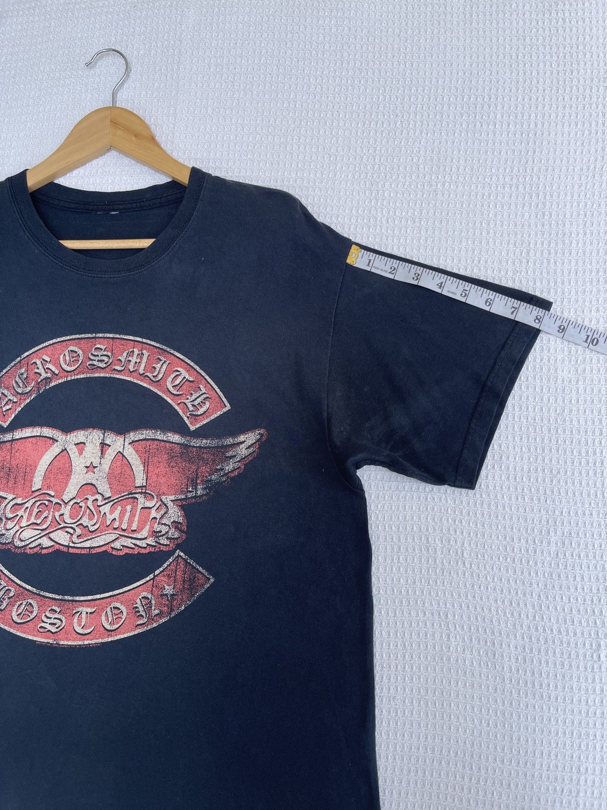 Band Tees LastDrop🔥Rare🔥Vintage y2k Sun Faded Aerosmith Boston T-Shirt Size US L / EU 52-54 / 3 - 9 Thumbnail